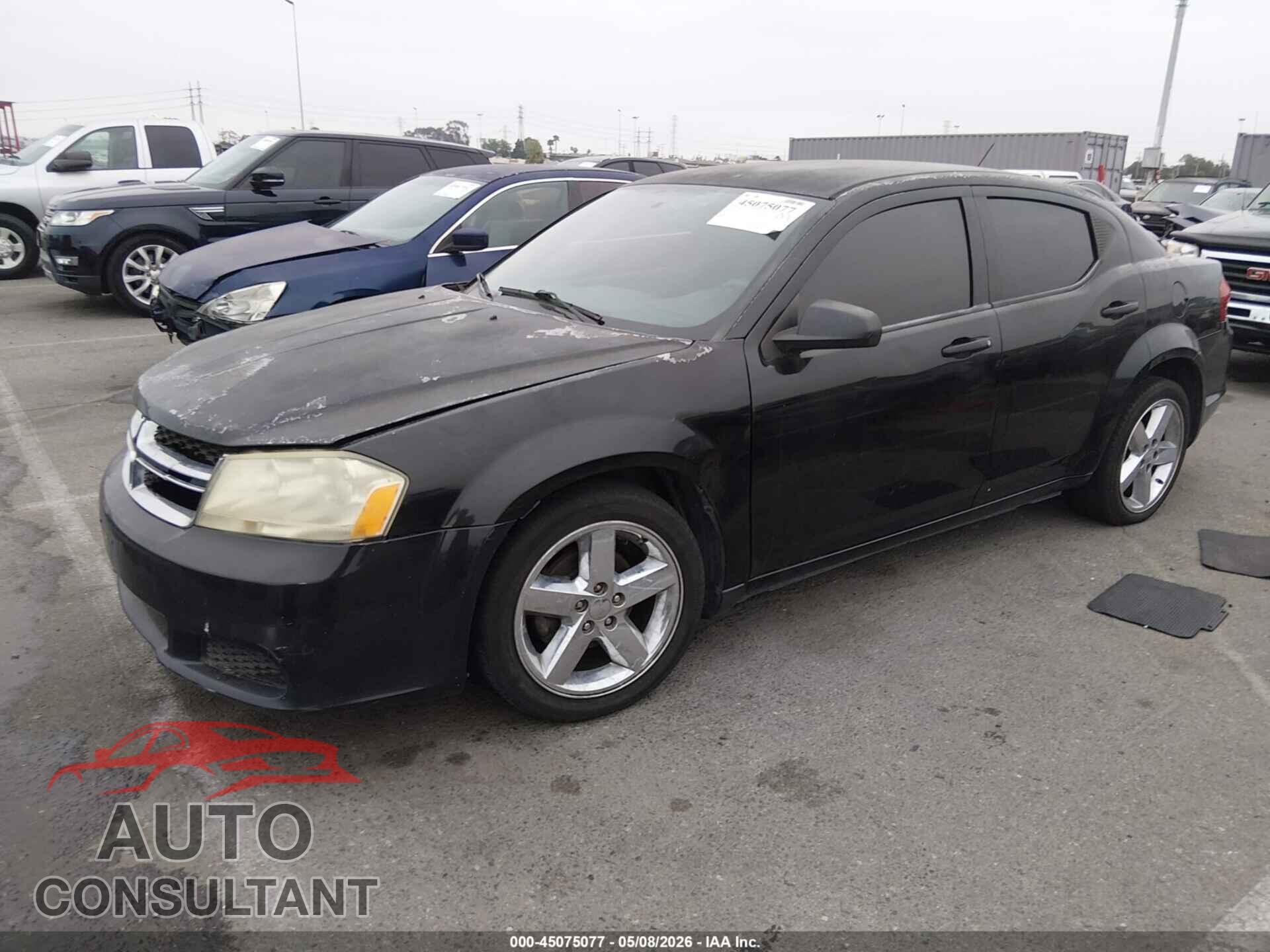 DODGE AVENGER 2012 - 1C3CDZAB0CN223527
