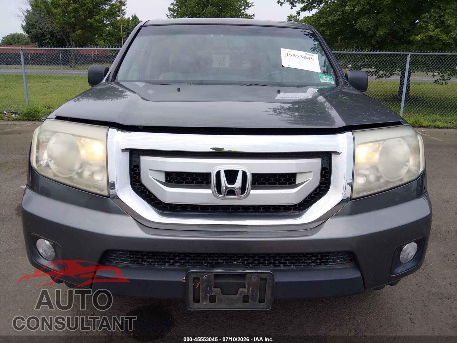 HONDA PILOT 2011 - 5FNYF4H62BB051182