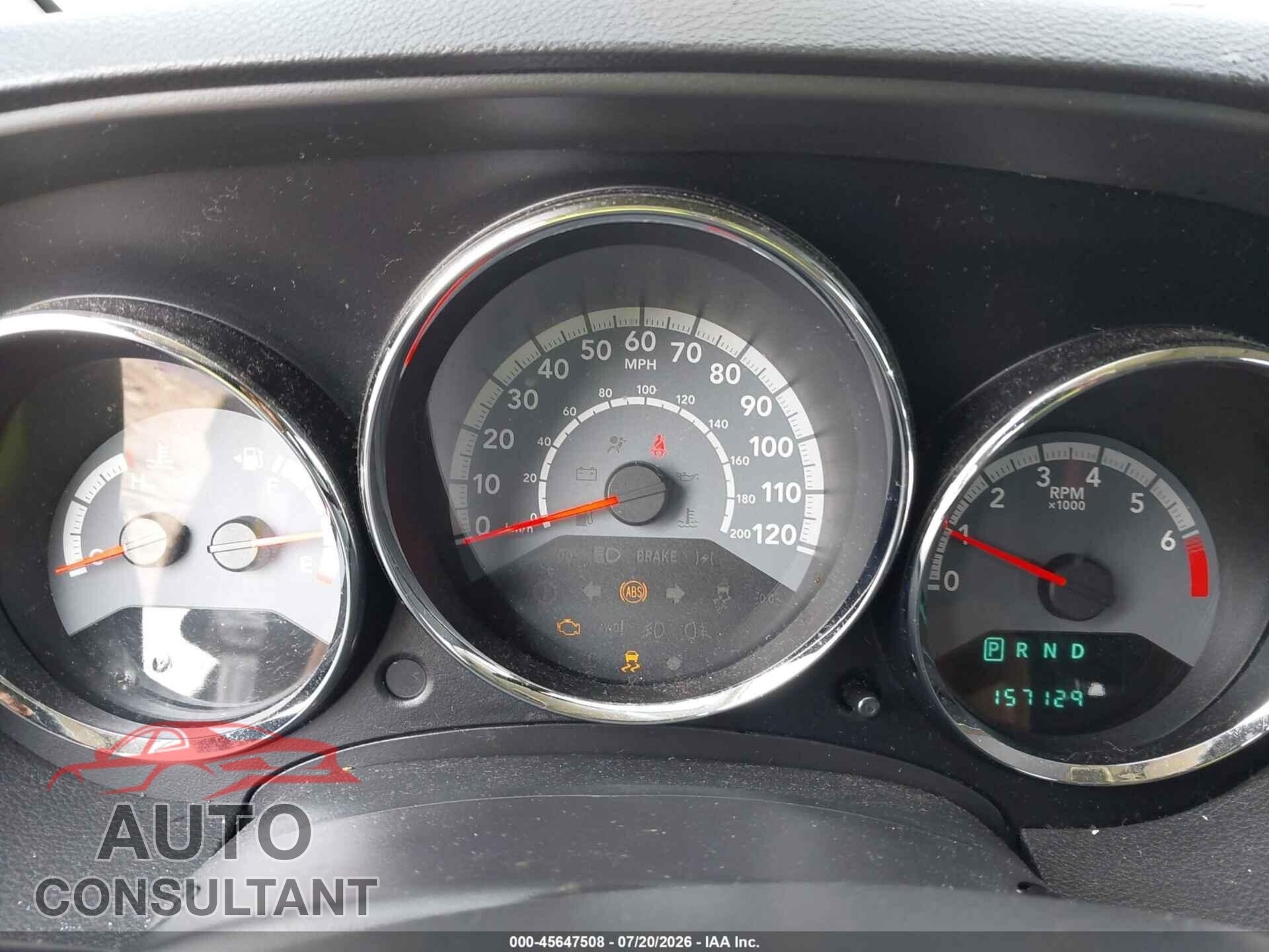 DODGE CALIBER 2012 - 1C3CDWDA5CD535138