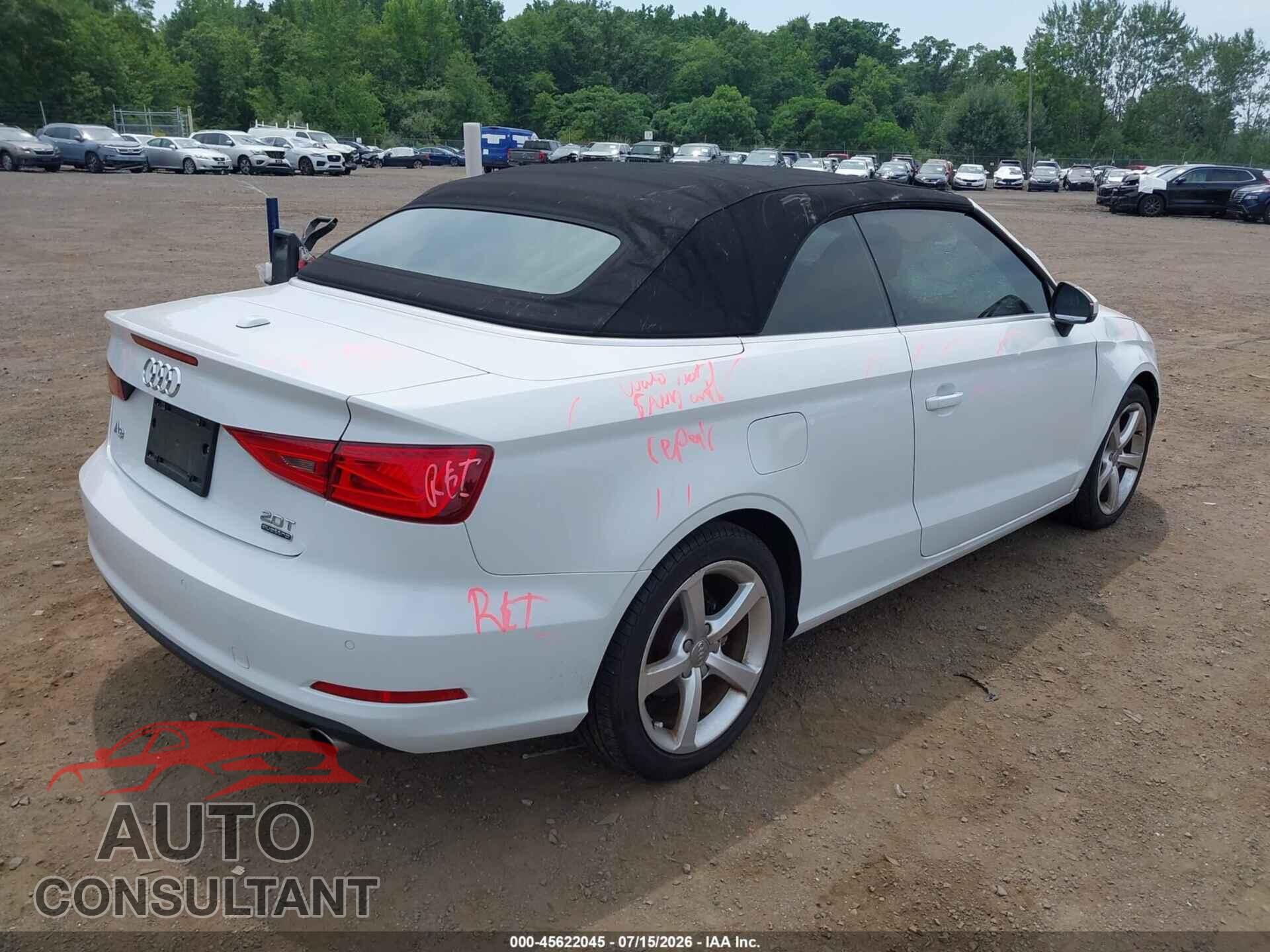 AUDI A3 2015 - WAU7FLFF1F1081357