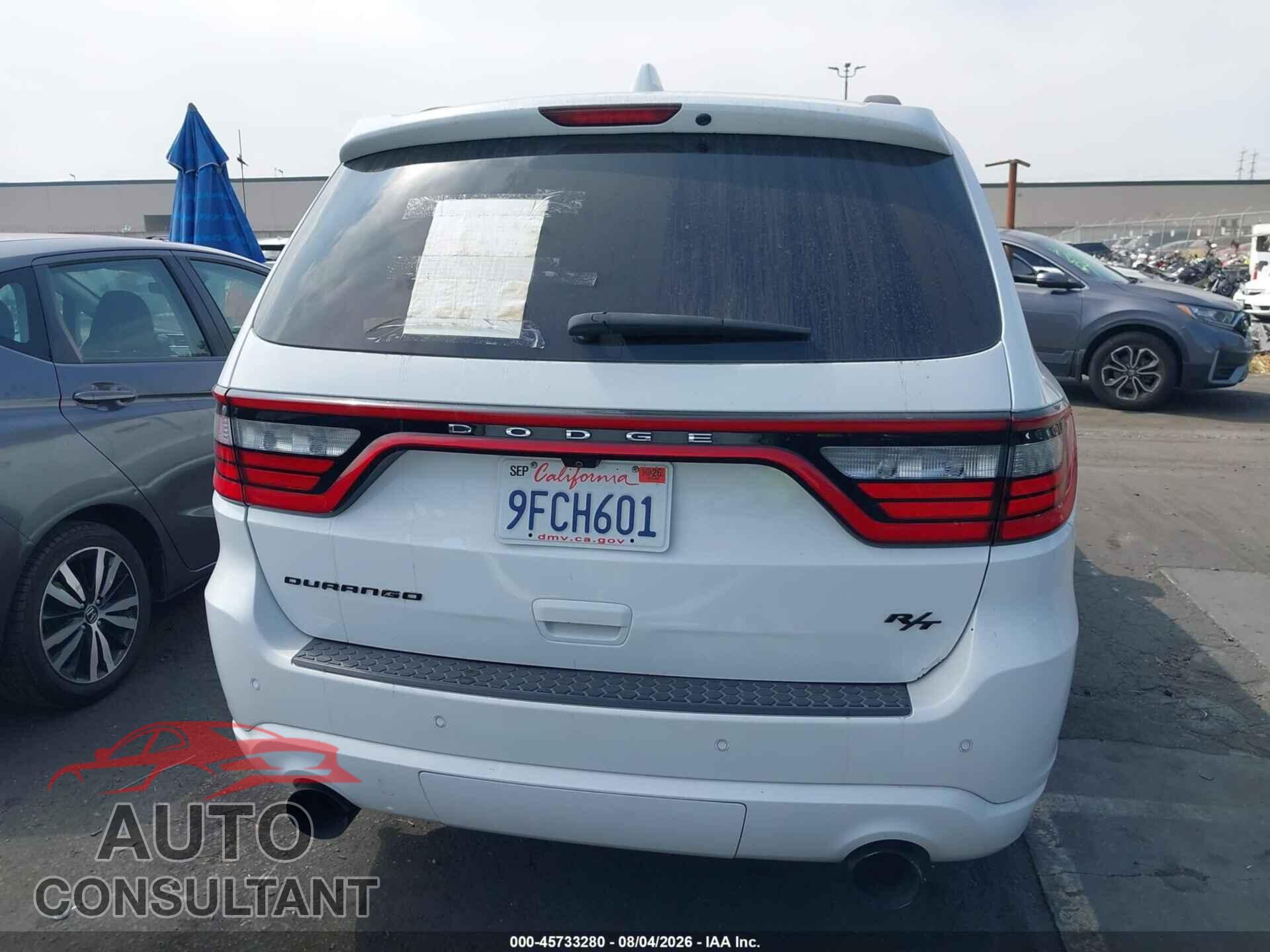 DODGE DURANGO 2017 - 1C4SDHCT1HC936561
