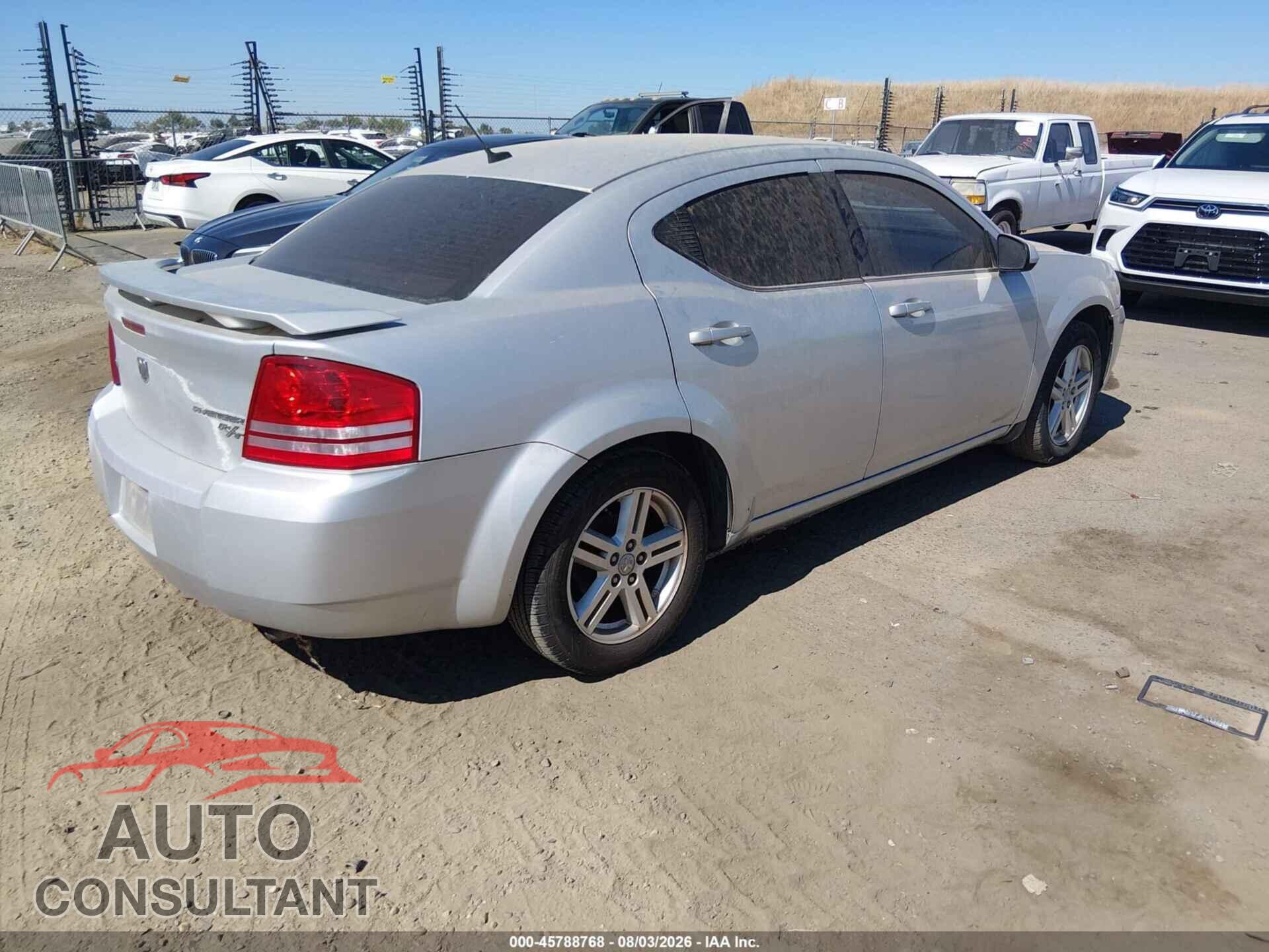 DODGE AVENGER 2010 - 1B3CC5FB4AN203795