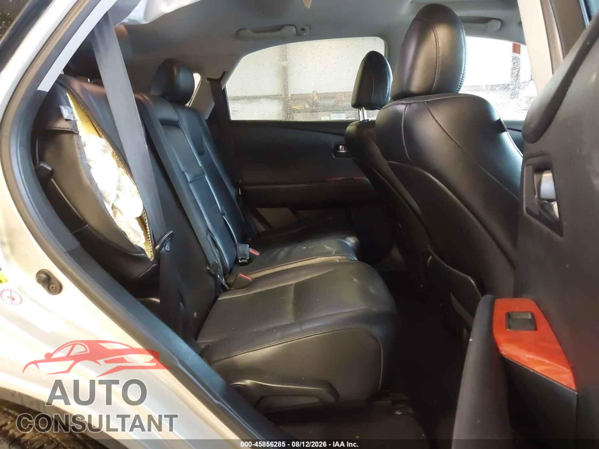LEXUS RX 350 2011 - 2T2BK1BA2BC087399