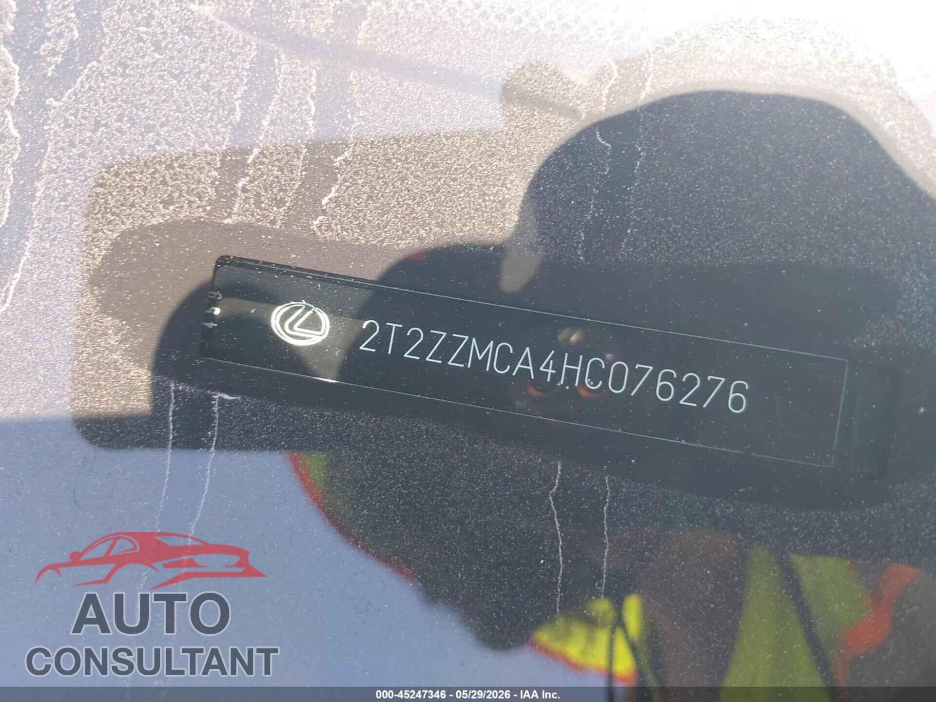 LEXUS RX 350 2017 - 2T2ZZMCA4HC076276