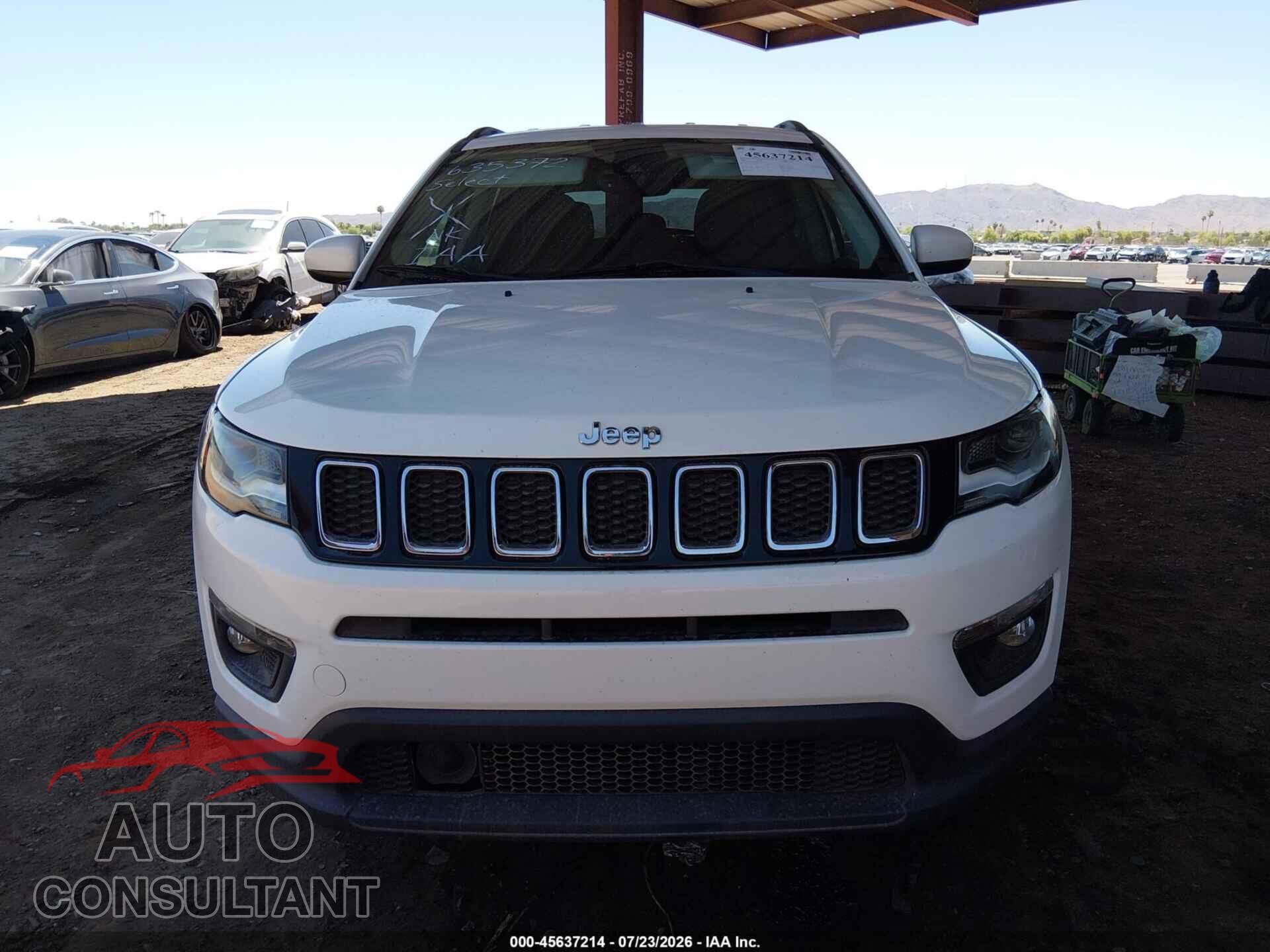 JEEP COMPASS 2017 - 3C4NJDBB0HT635372