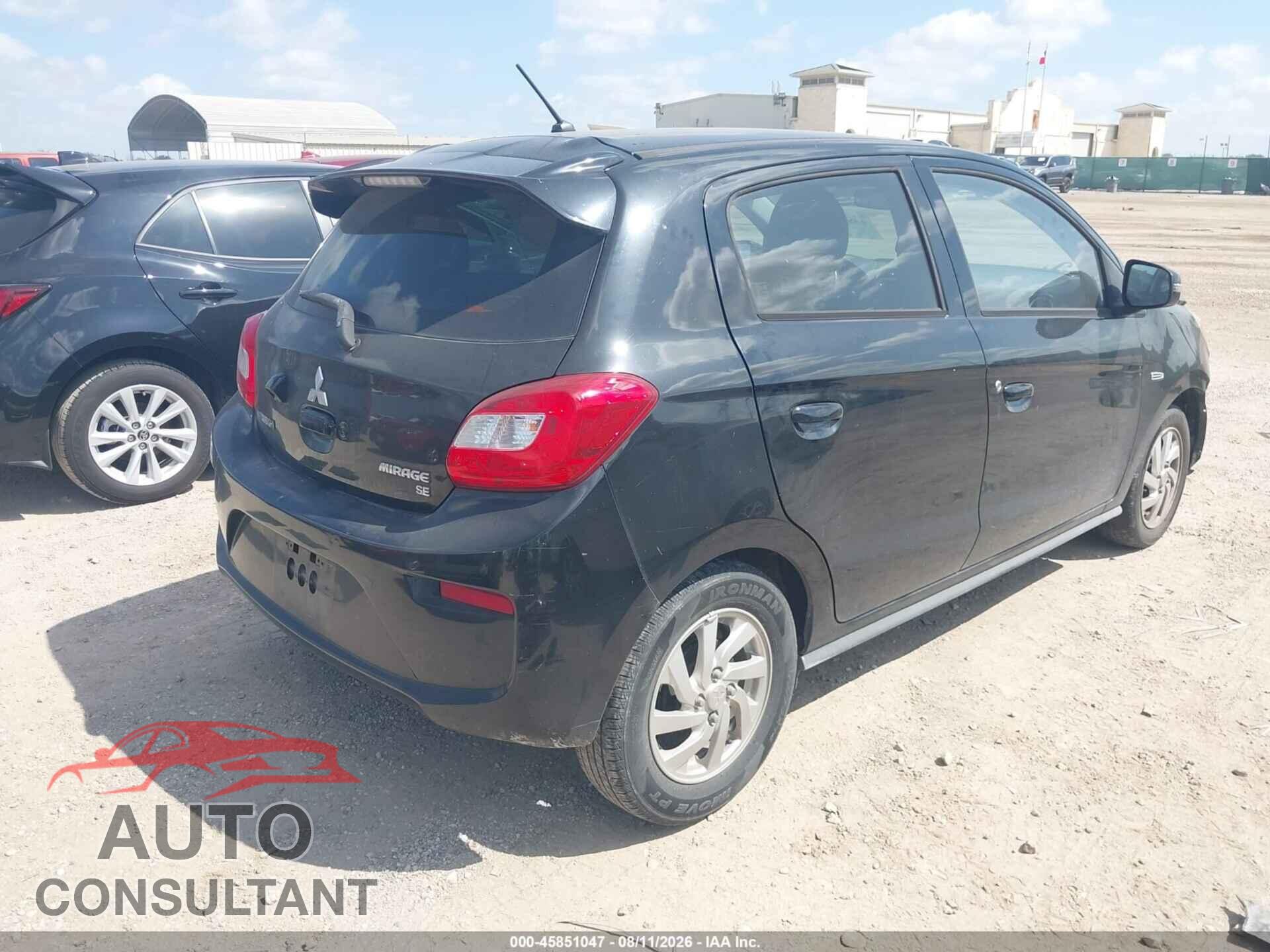 MITSUBISHI MIRAGE 2017 - ML32A4HJ8HH021804