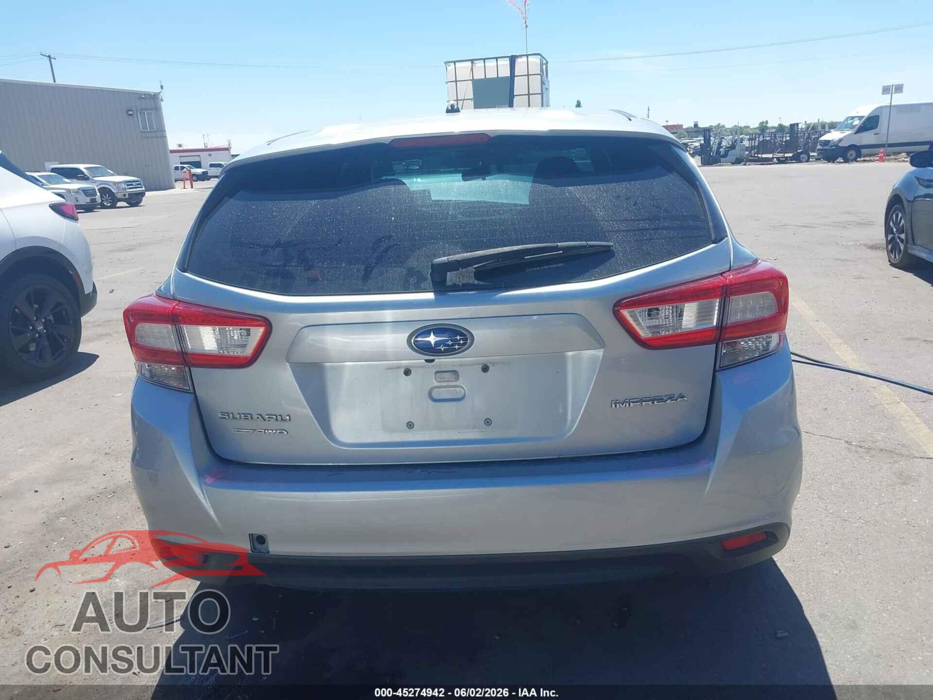 SUBARU IMPREZA 2019 - 4S3GTAA63K1745384