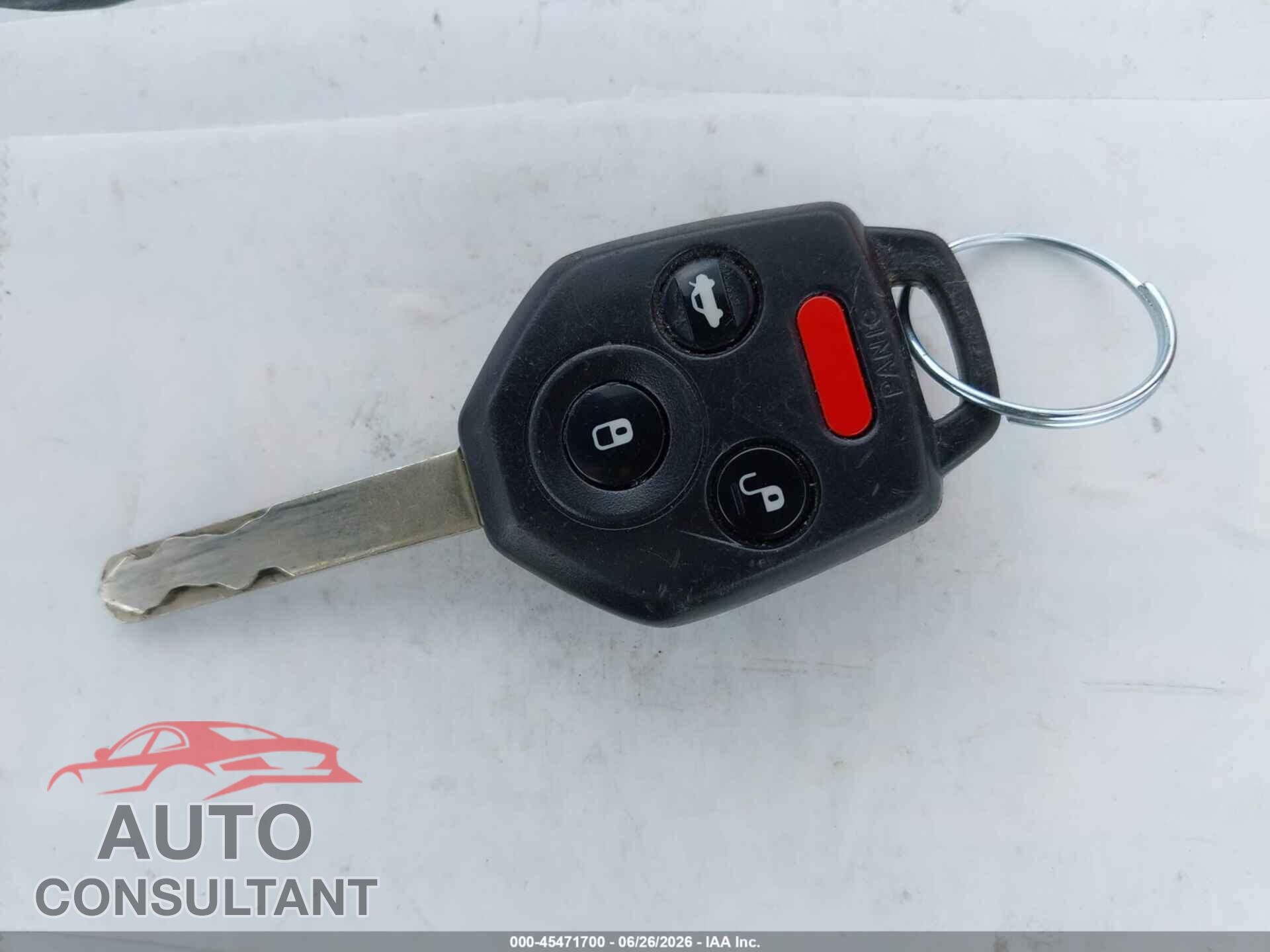 SUBARU OUTBACK 2012 - 4S4BRBCC2C3246045