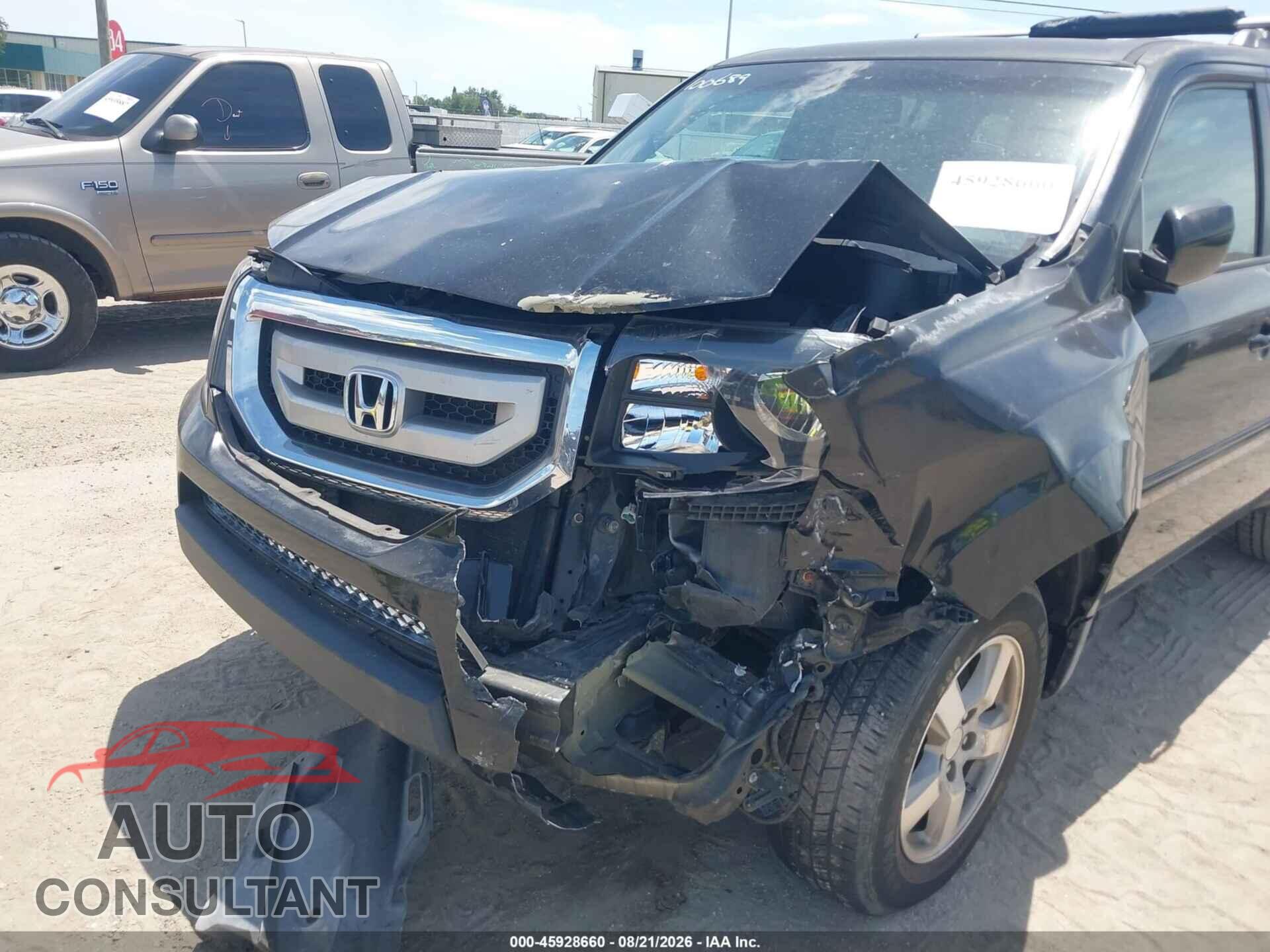 HONDA PILOT 2011 - 5FNYF3H50BB004461