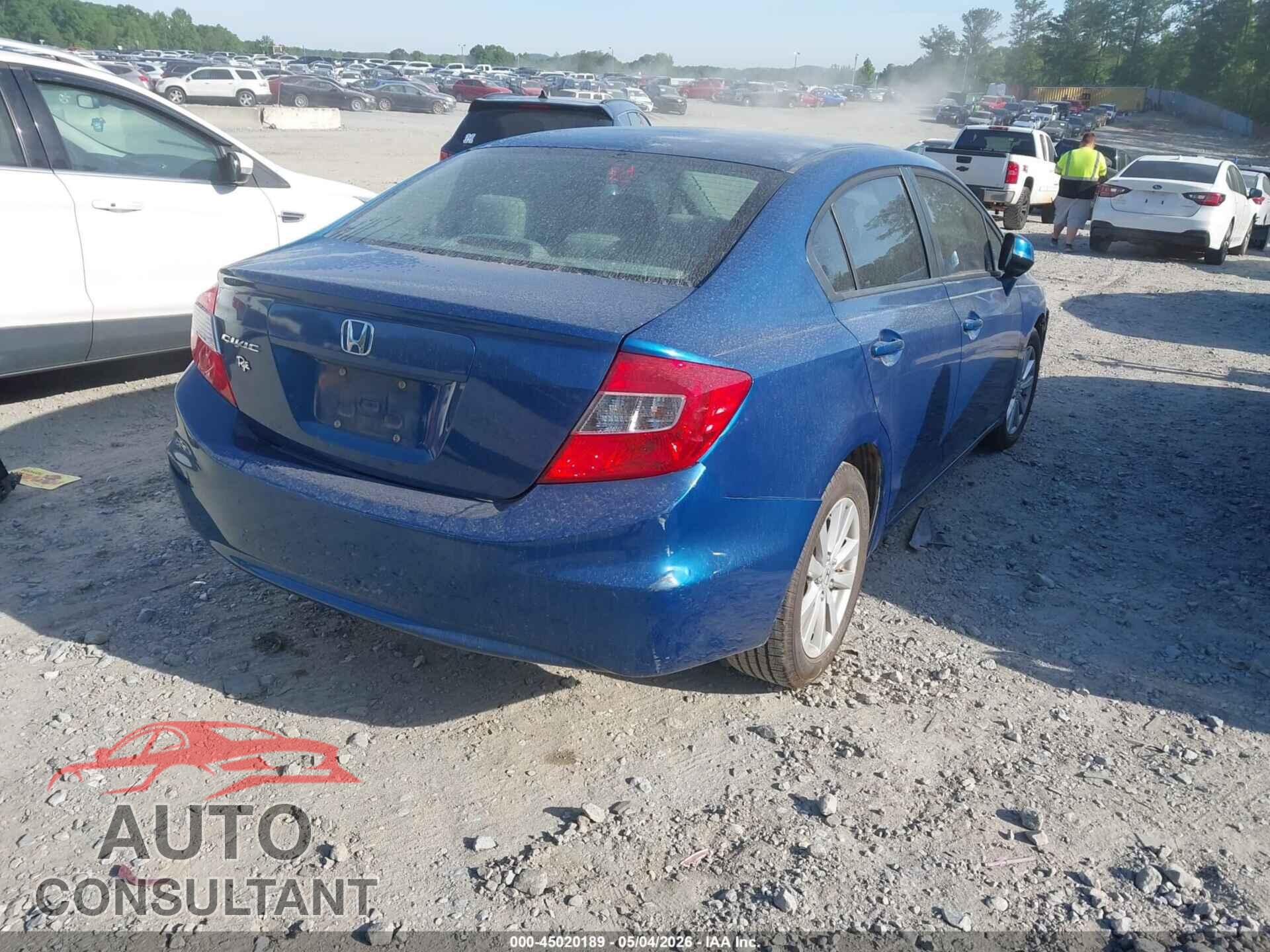 HONDA CIVIC 2012 - 19XFB2F85CE024609
