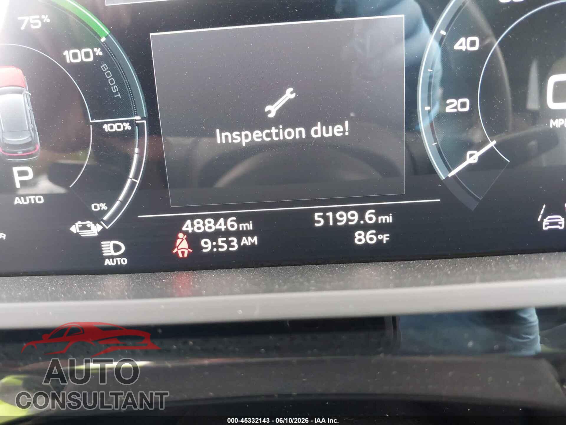 AUDI E-TRON 2022 - WA1VABGE3NB038862