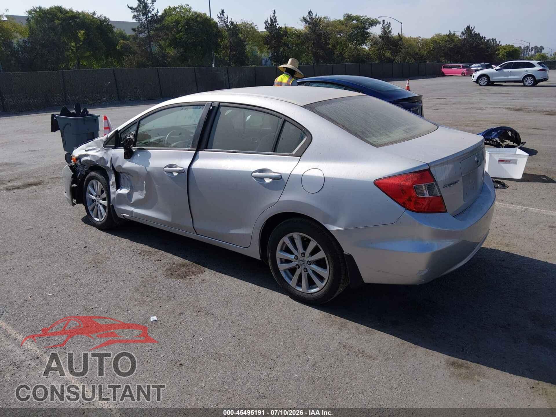 HONDA CIVIC 2012 - 19XFB2F87CE343820