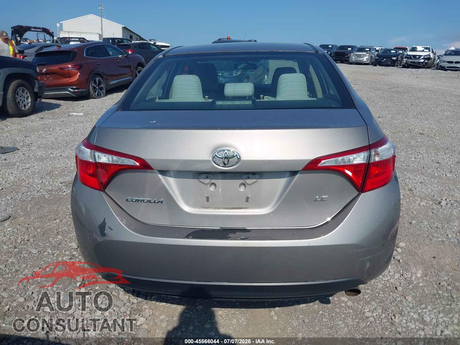 TOYOTA COROLLA 2014 - 2T1BURHE7EC002441