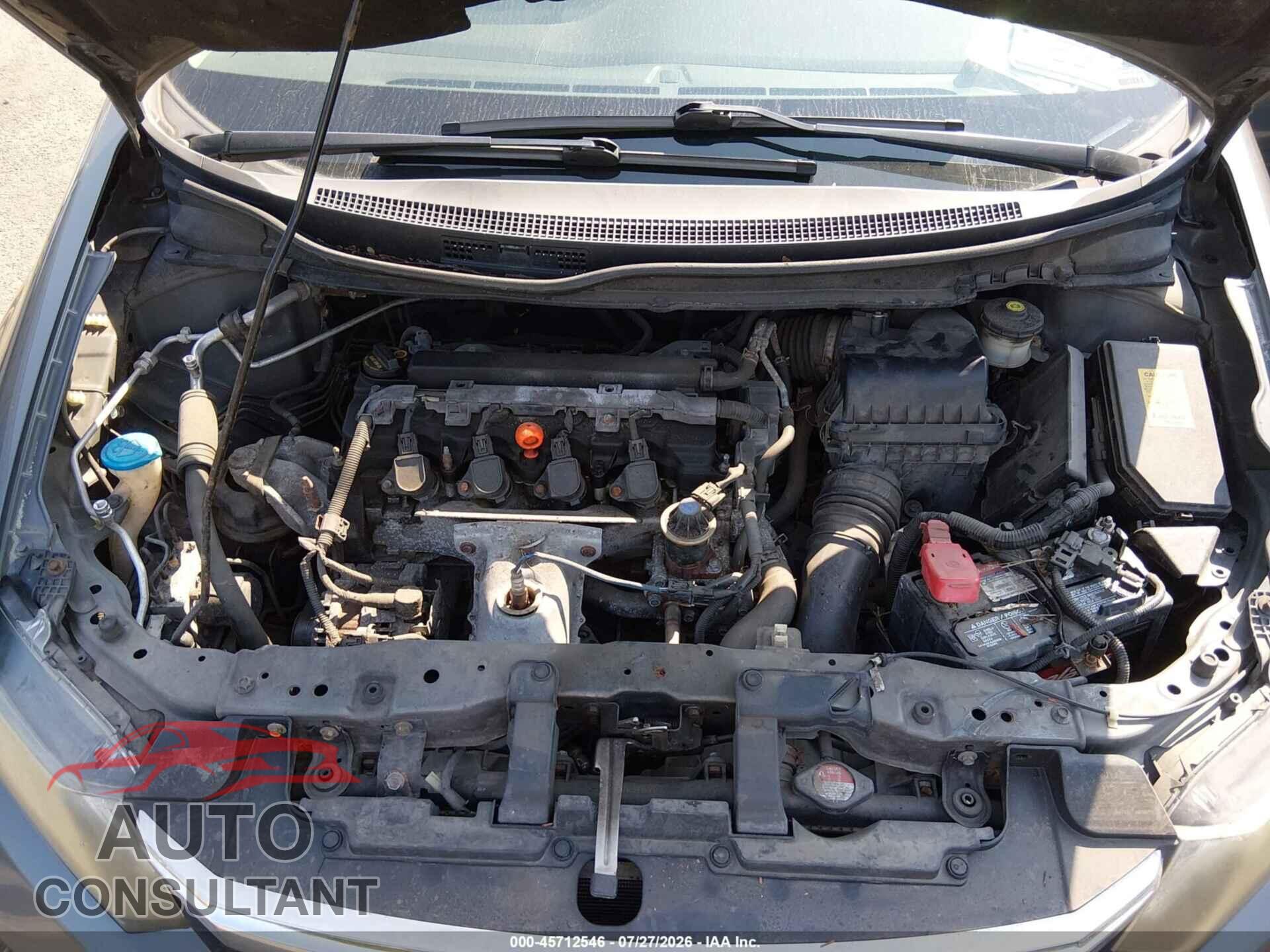 HONDA CIVIC 2012 - 2HGFB2F57CH332148