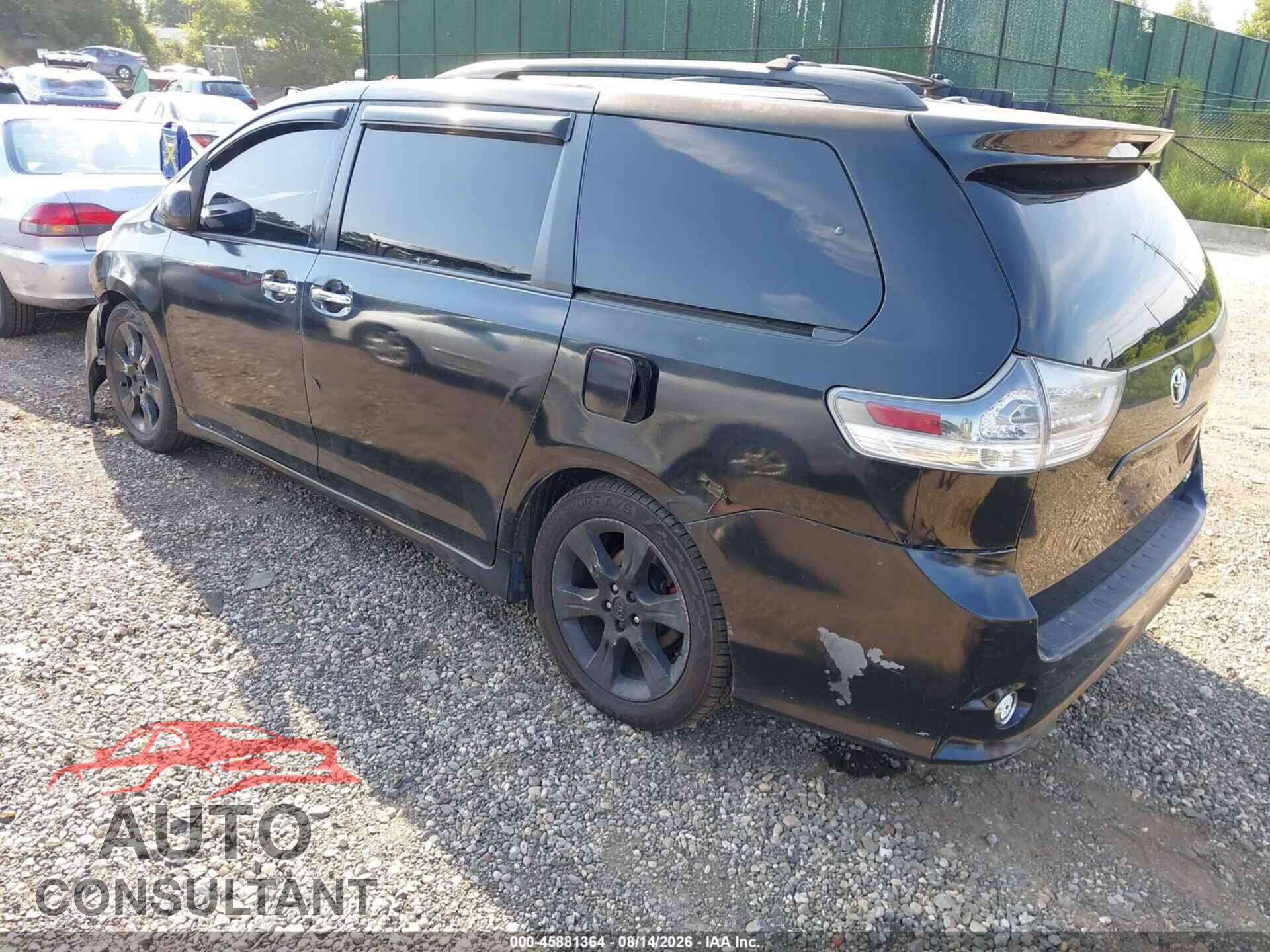 TOYOTA SIENNA 2013 - 5TDXK3DC8DS346086
