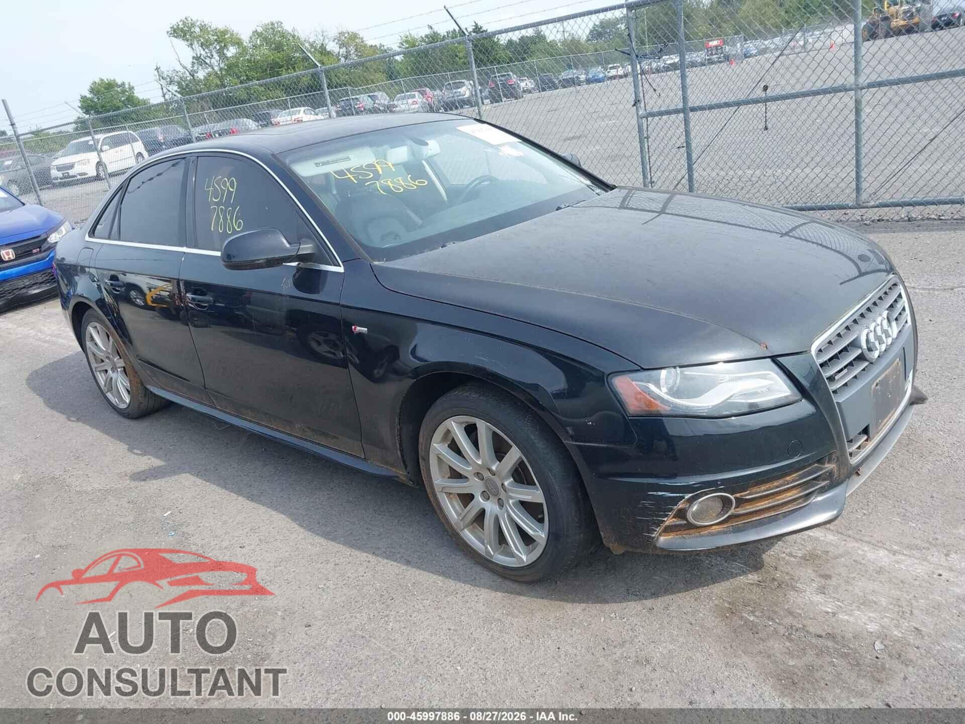 AUDI A4 2012 - WAUFFAFLXCA119850