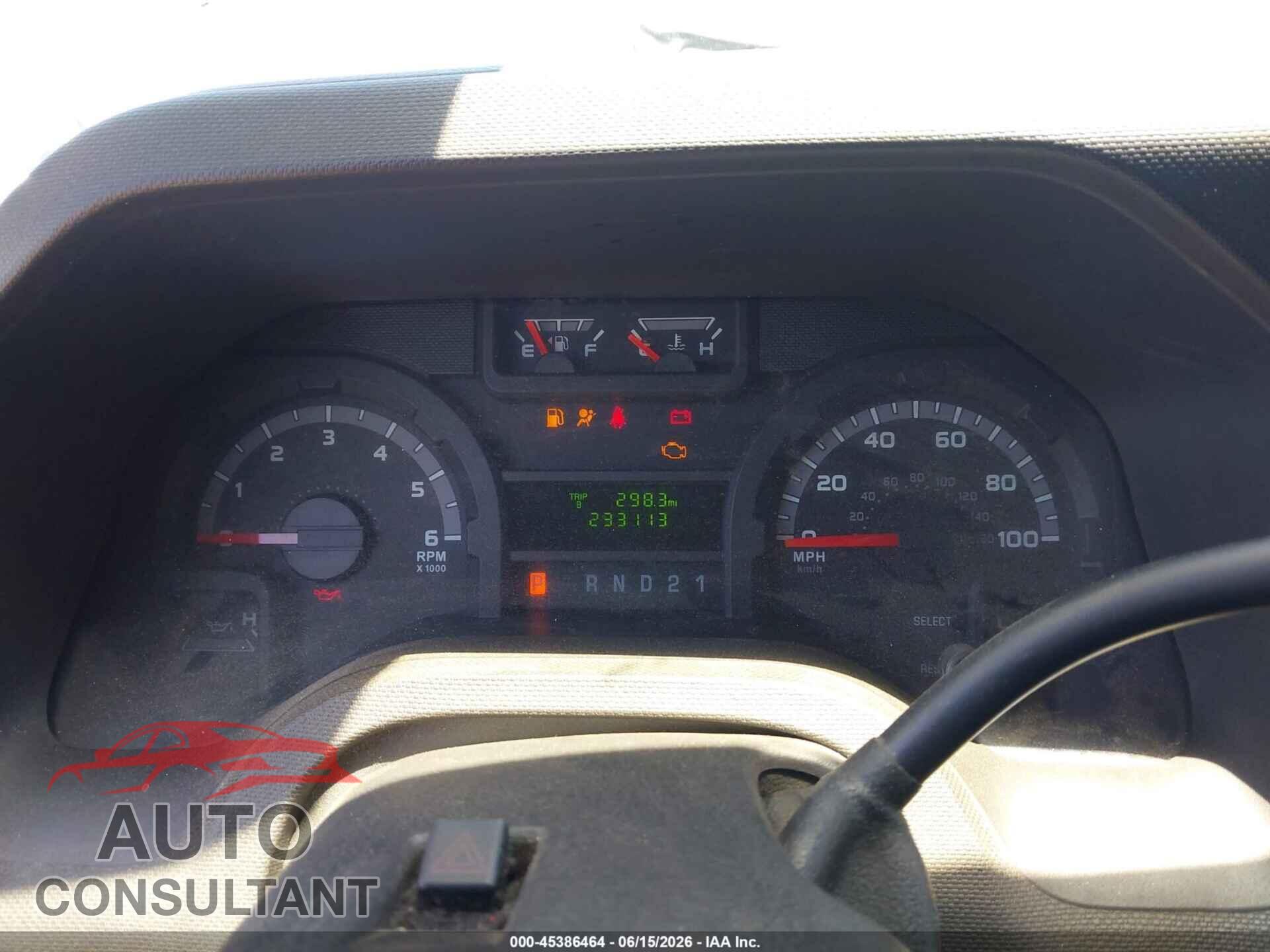 FORD E-250 2013 - 1FTNE2EL4DDB32392