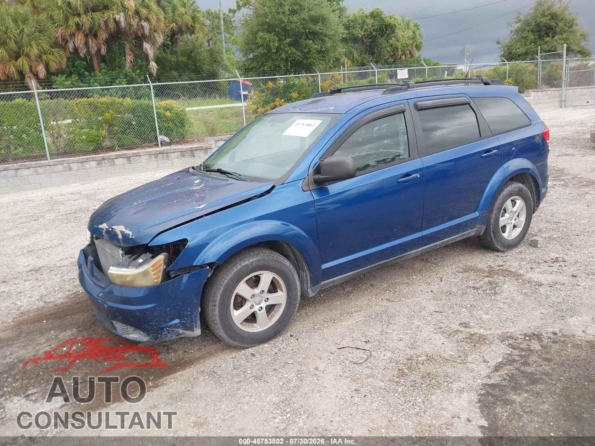 DODGE JOURNEY 2010 - 3D4PG4FB7AT198268