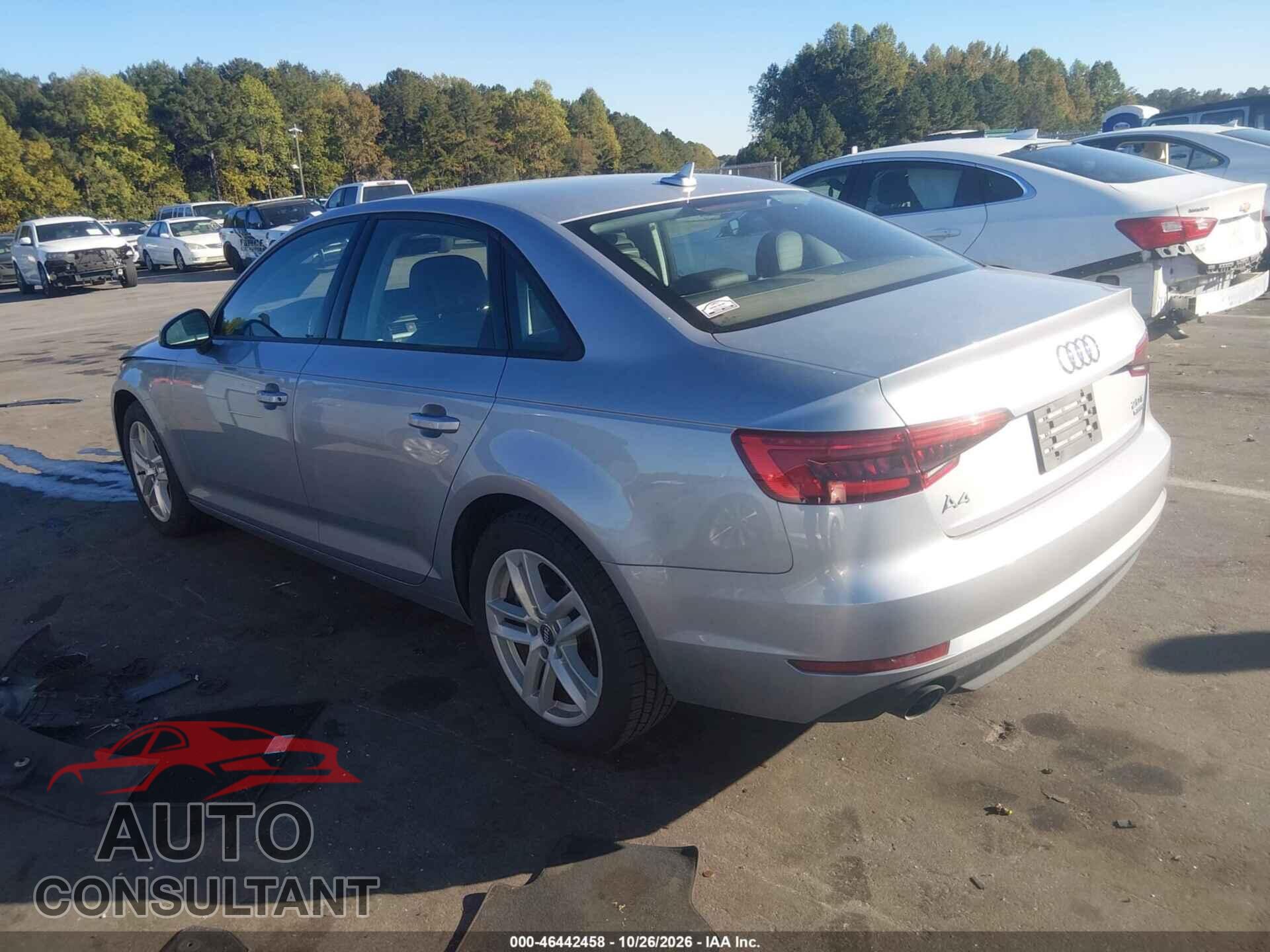 AUDI A4 2017 - WAUANAF47HN038293