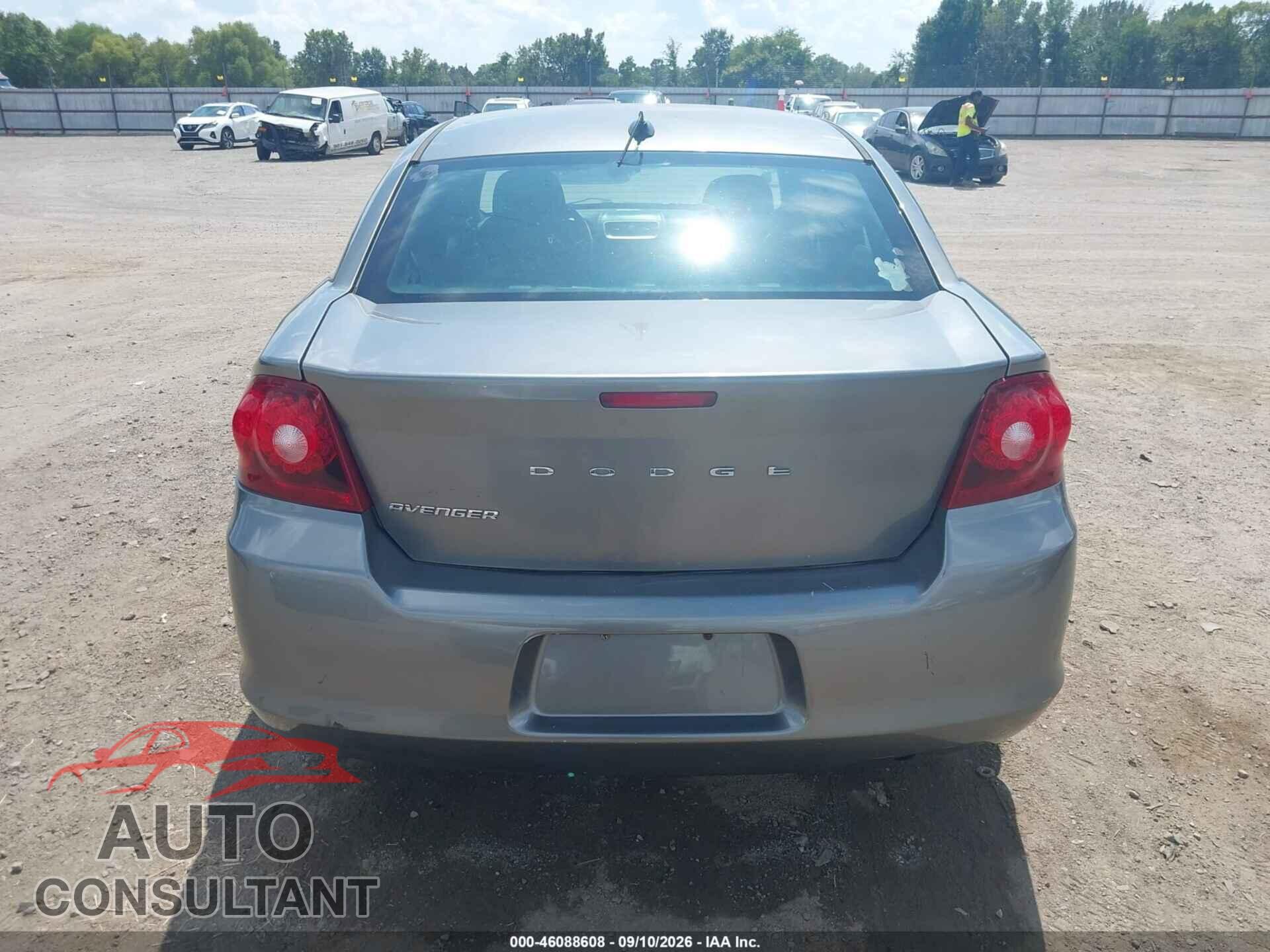 DODGE AVENGER 2013 - 1C3CDZAB8DN681687