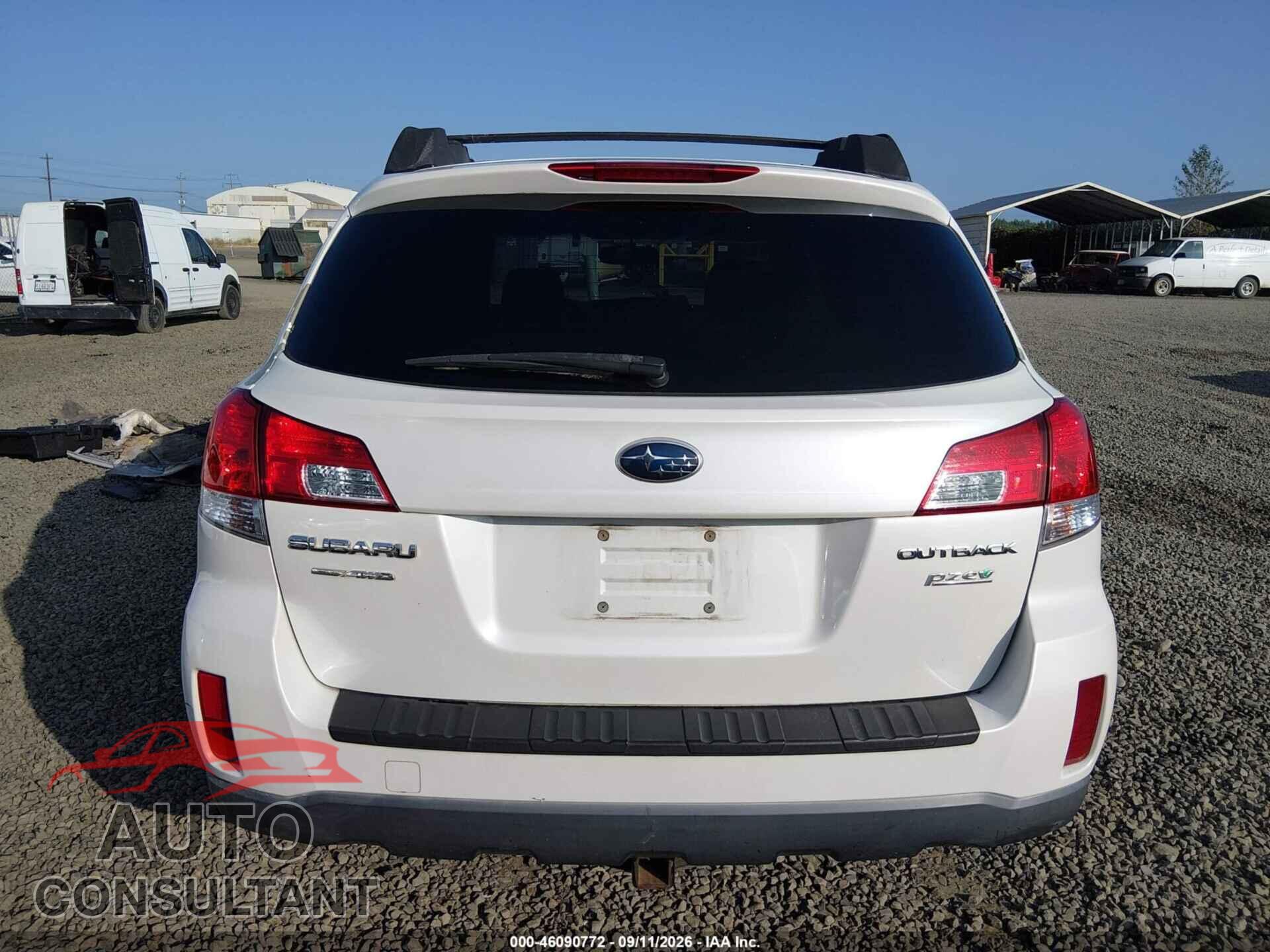 SUBARU OUTBACK 2013 - 4S4BRBCC4D1285992