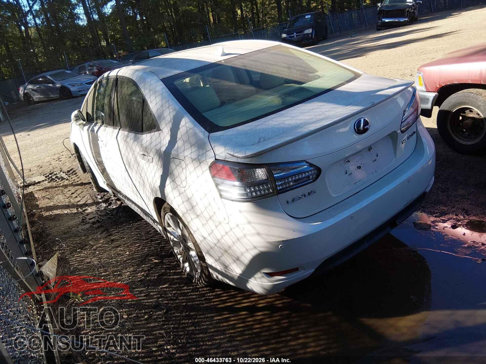 LEXUS HS 250H 2010 - JTHBB1BA9A2018239