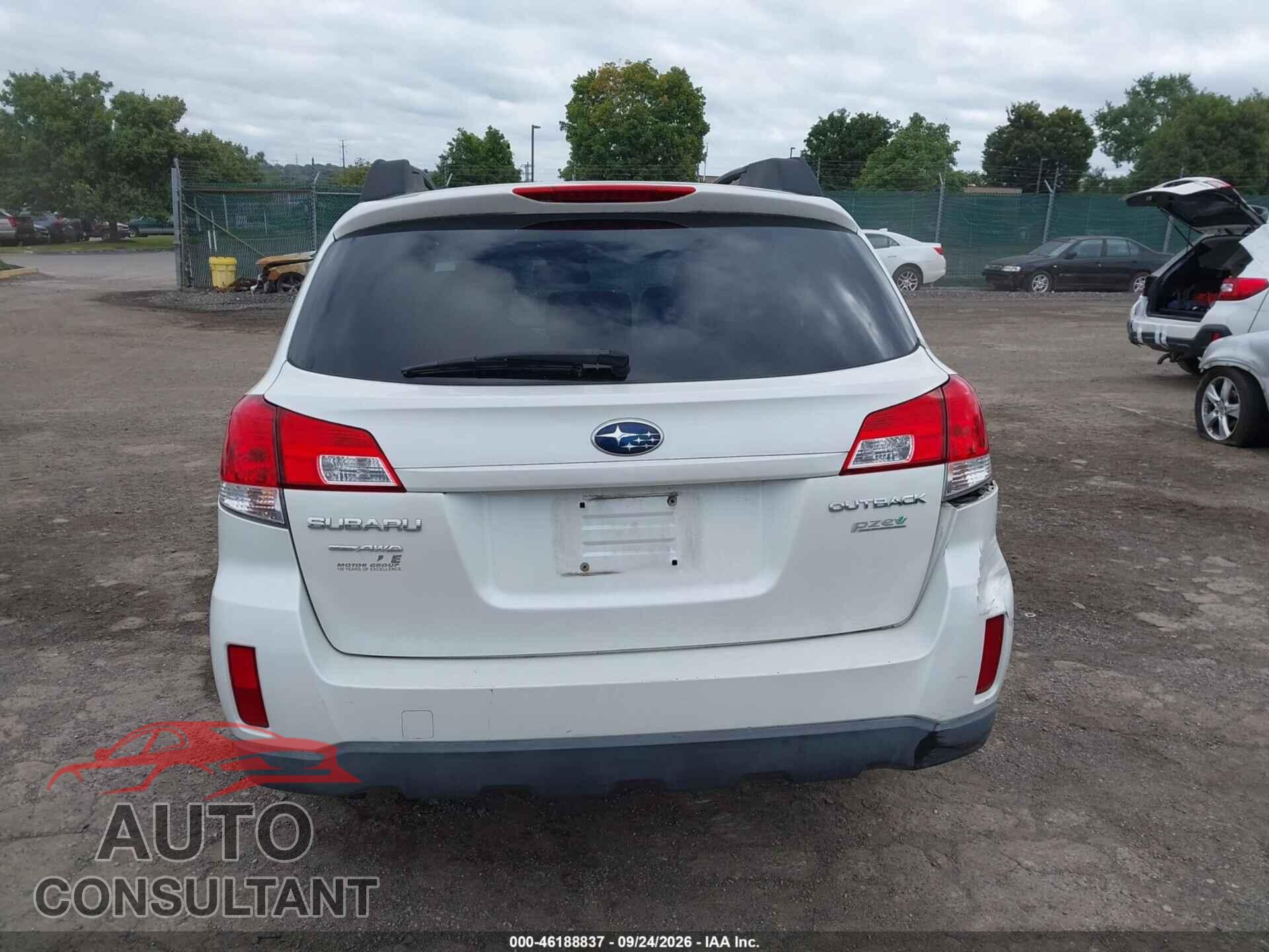 SUBARU OUTBACK 2011 - 4S4BRBCC2B3397692