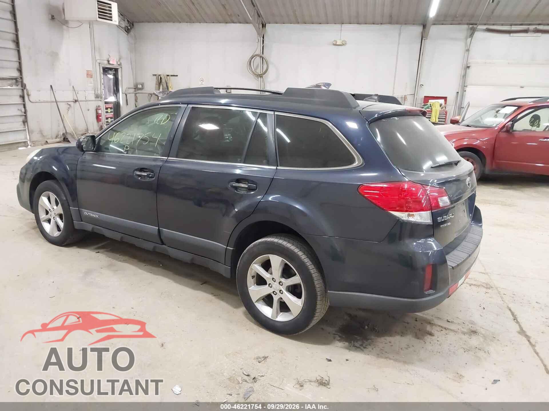 SUBARU OUTBACK 2013 - 4S4BRBKC6D3241966