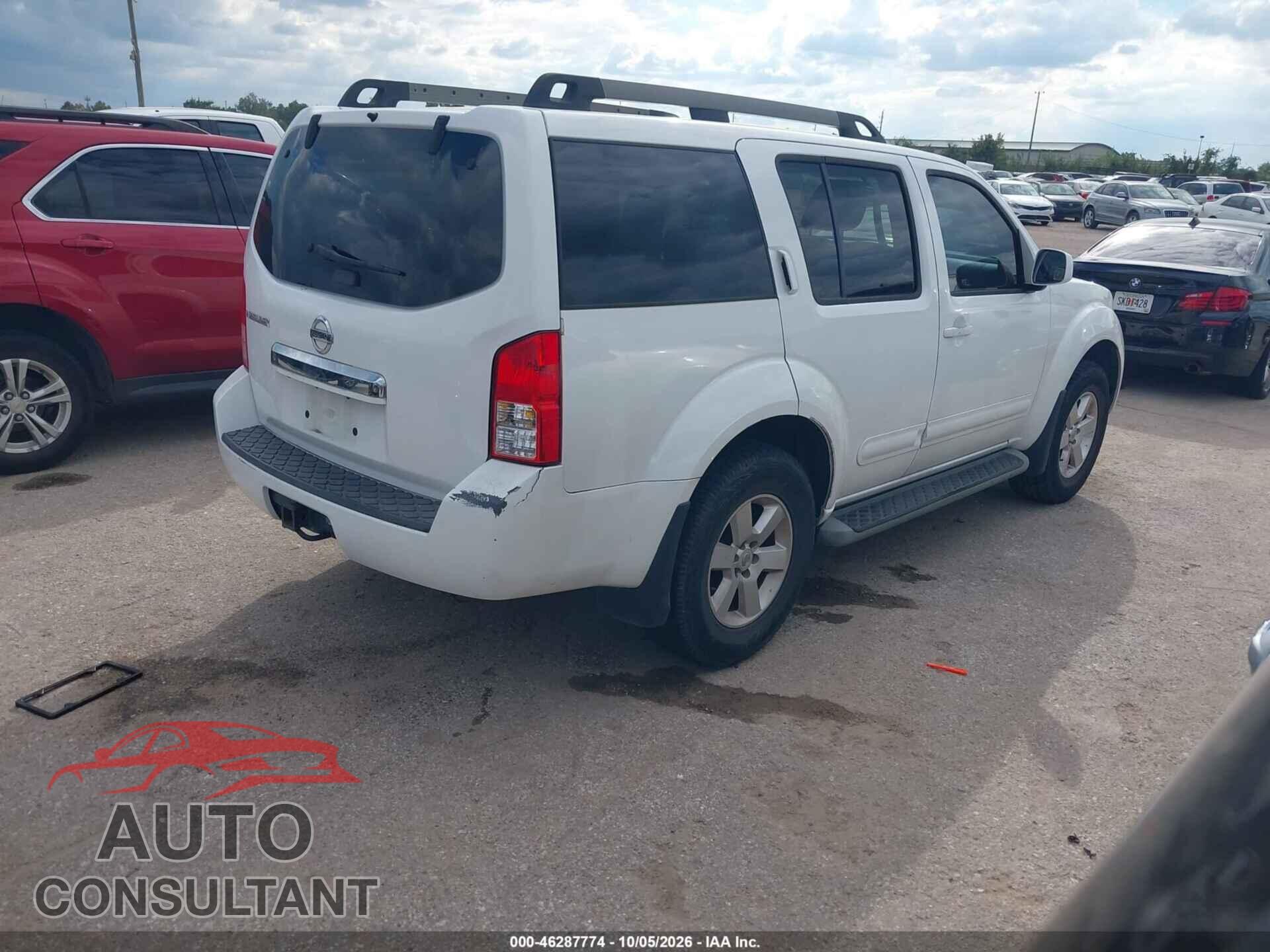 NISSAN PATHFINDER 2012 - 5N1AR1NN1CC633450