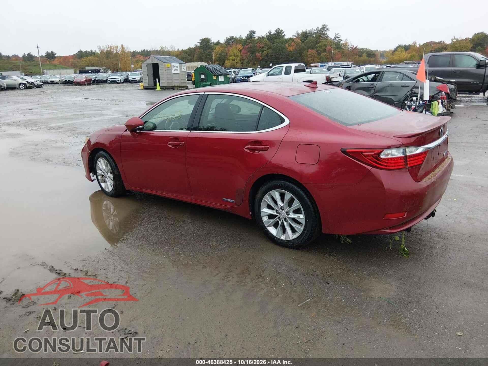 LEXUS ES 300H 2013 - JTHBW1GG1D2024915