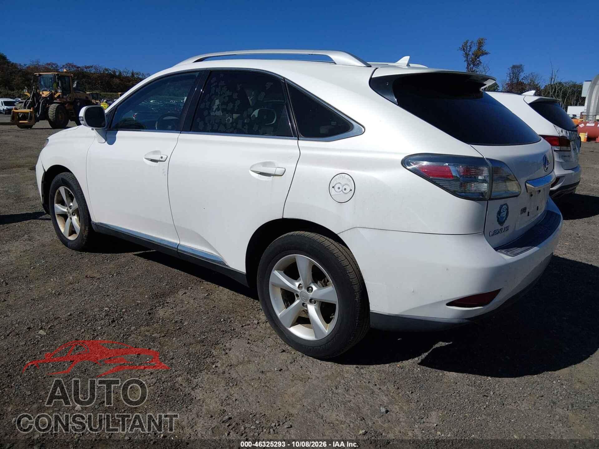 LEXUS RX 350 2010 - 2T2BK1BA1AC046311