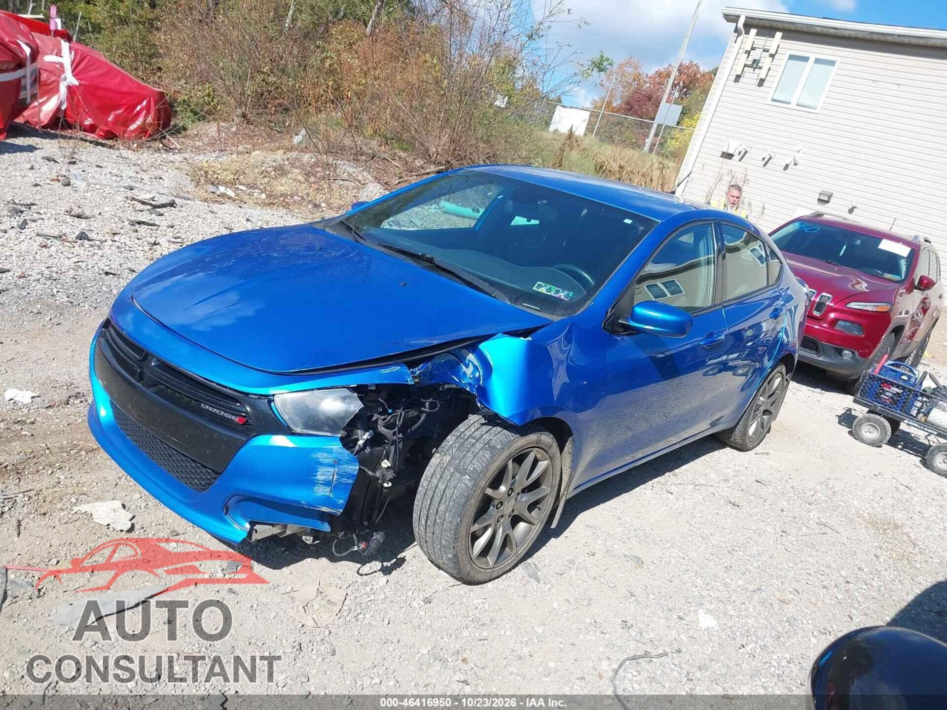 DODGE DART 2015 - 1C3CDFBB5FD253906