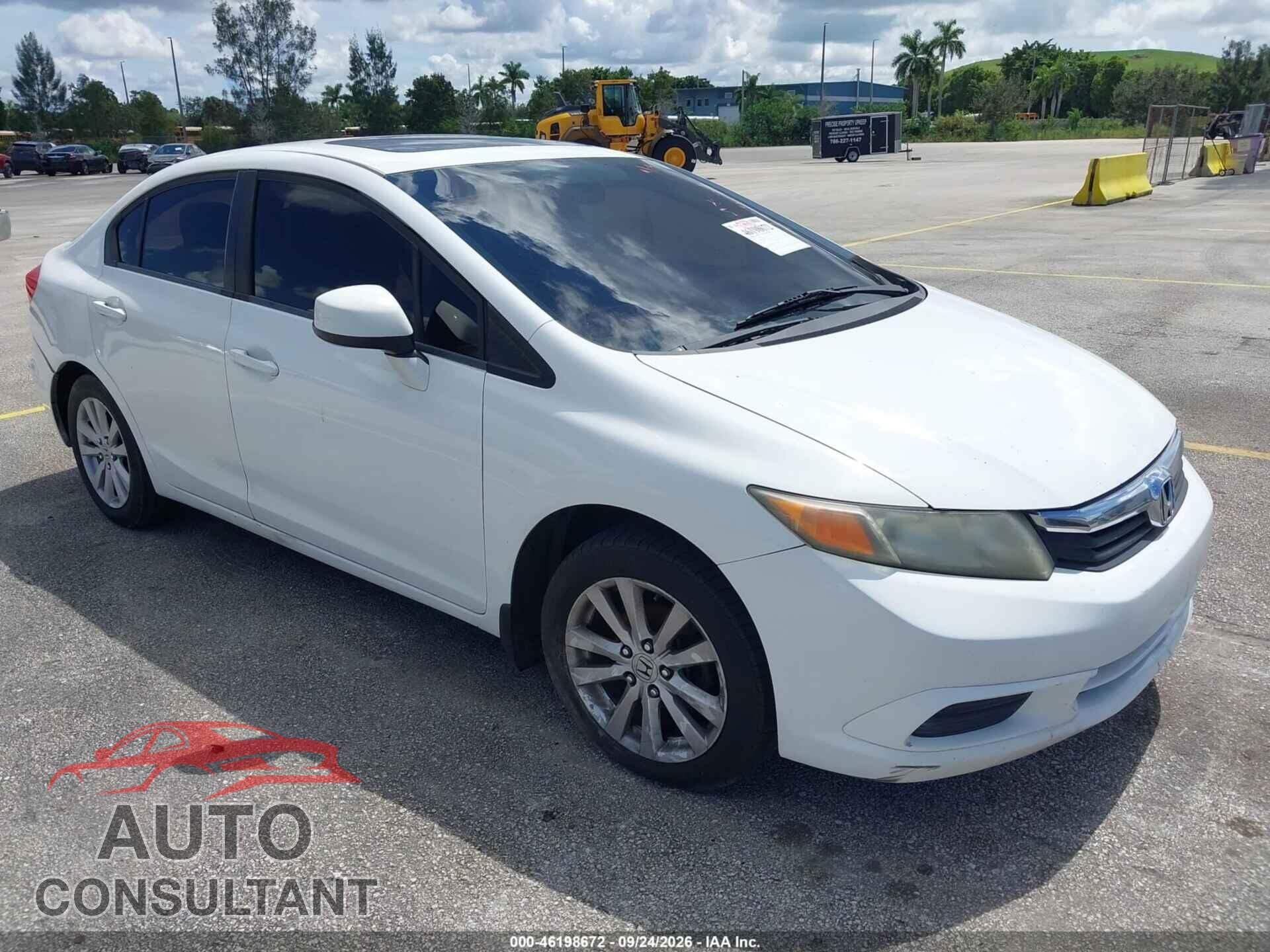 HONDA CIVIC SDN 2012 - 2HGFB2F86CH334516