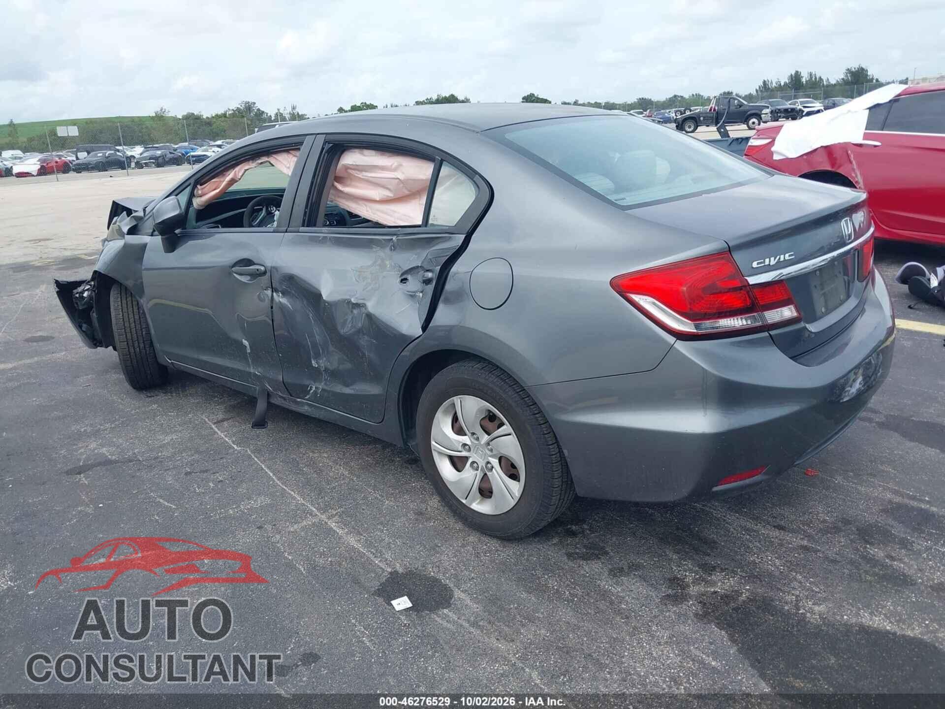 HONDA CIVIC 2013 - 19XFB2F55DE094621