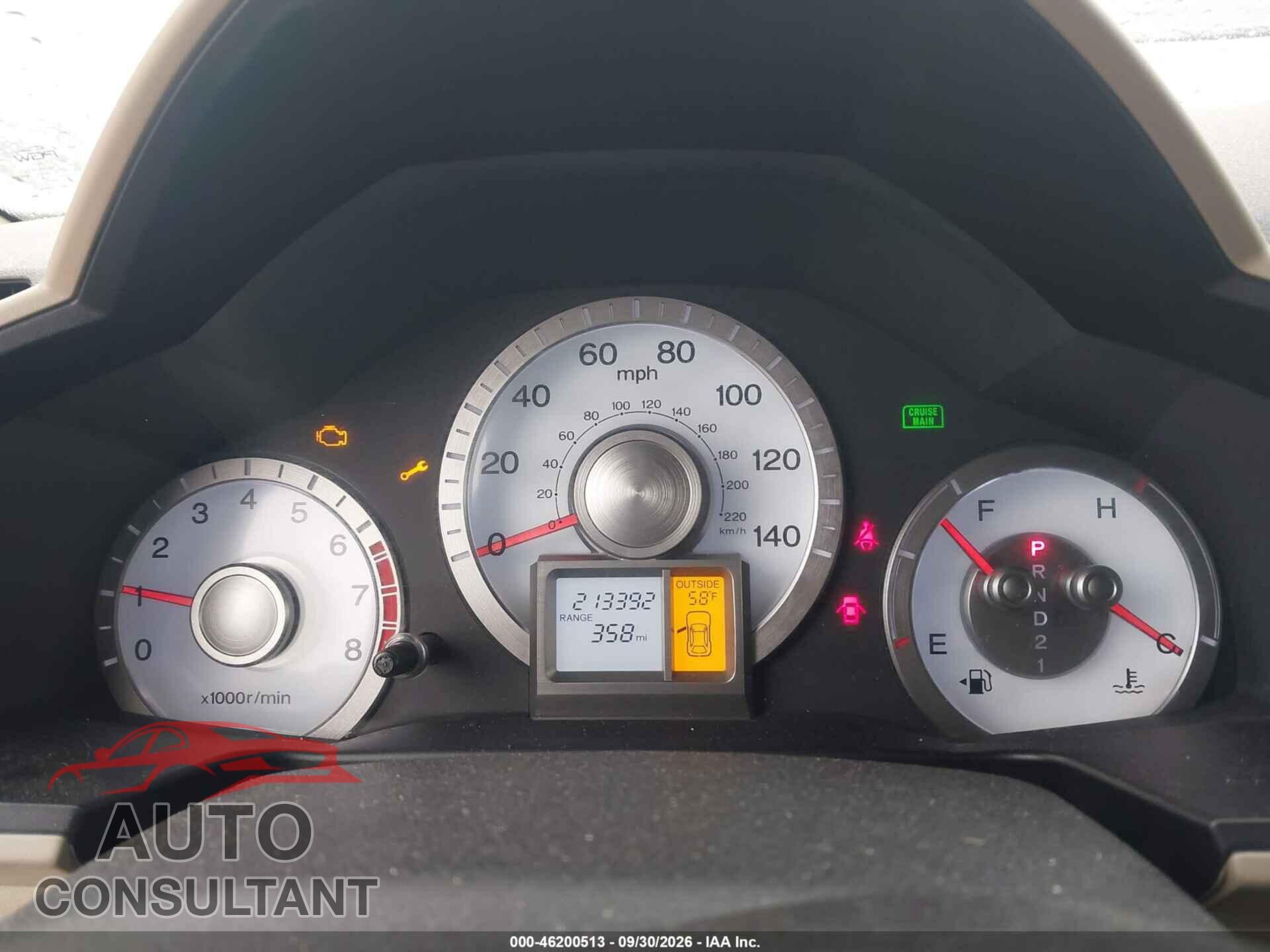 HONDA PILOT 2009 - 5FNYF48529B003571