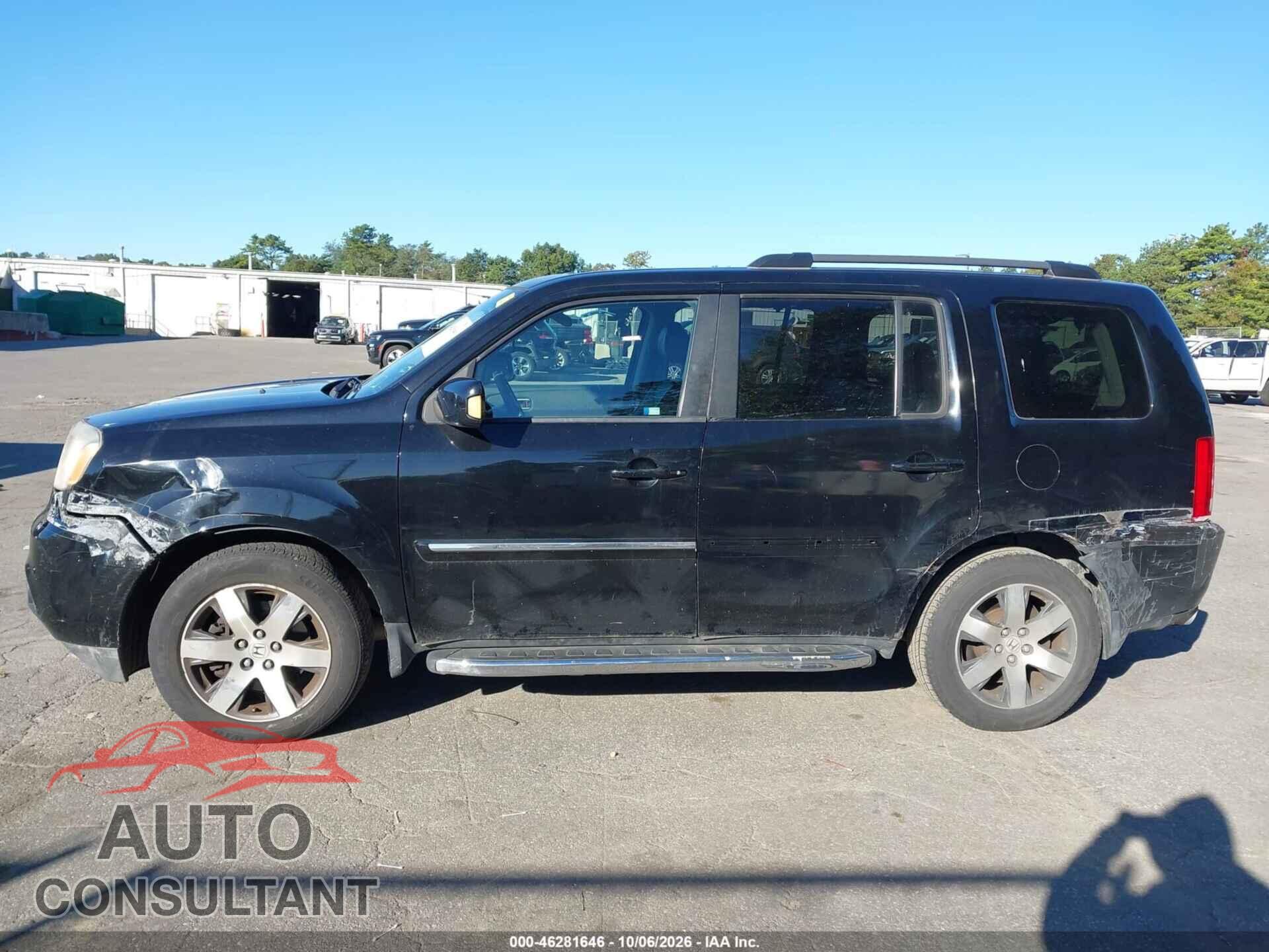 HONDA PILOT 2013 - 5FNYF4H90DB026701