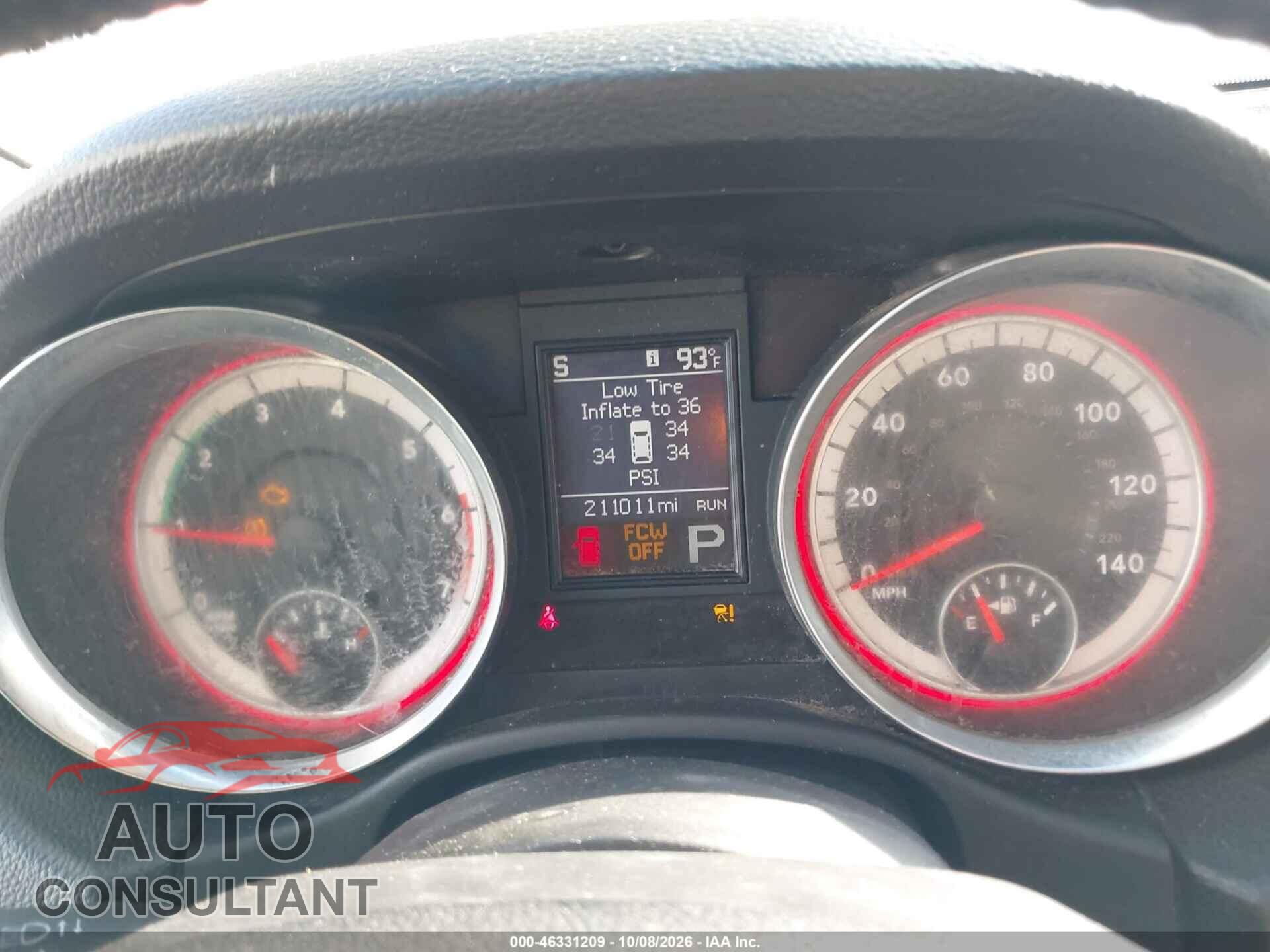 DODGE DURANGO 2013 - 1C4SDHET2DC556880