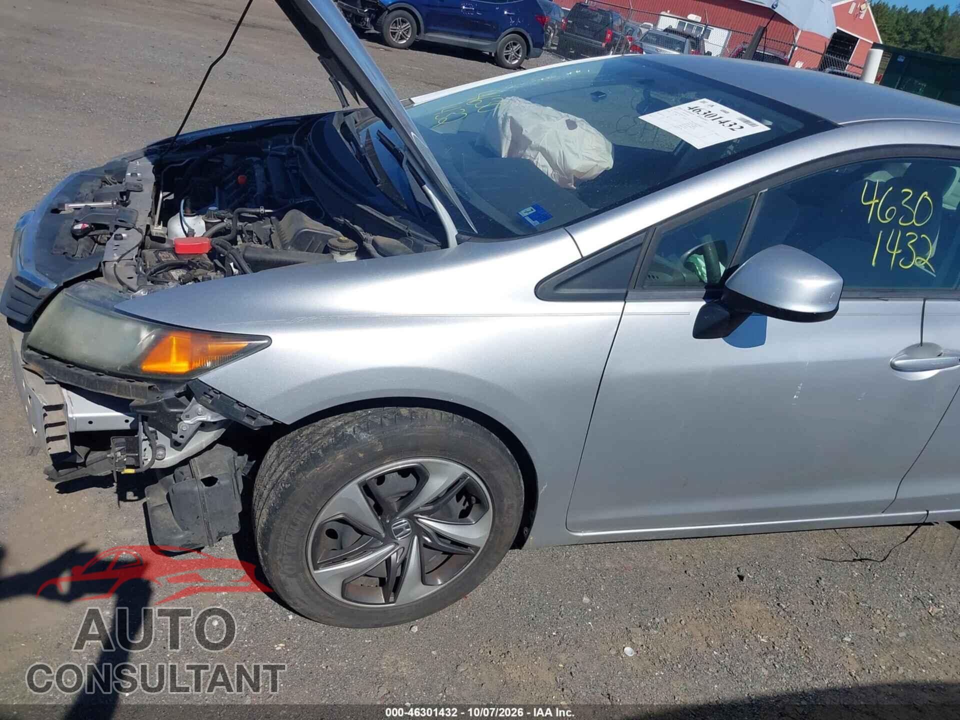 HONDA CIVIC 2012 - 19XFB2F55CE087747