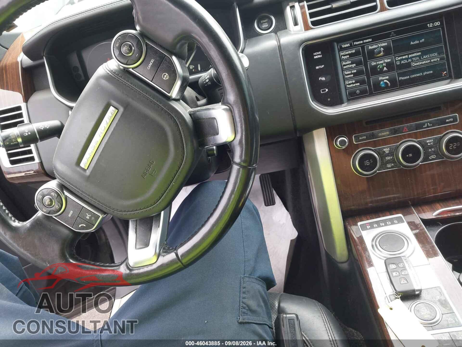 LAND ROVER RANGE ROVER 2015 - SALGS2VF9FA228608