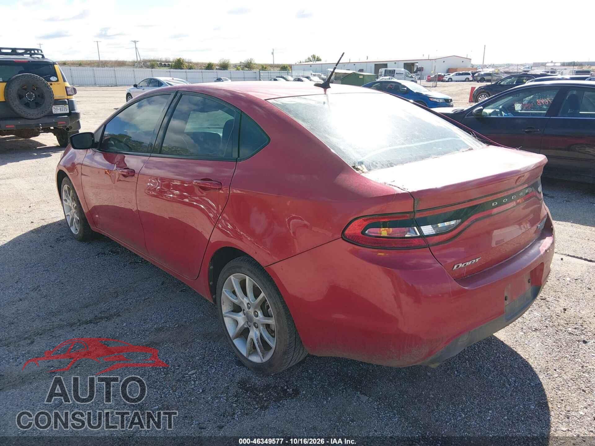 DODGE DART 2013 - 1C3CDFBH7DD643228