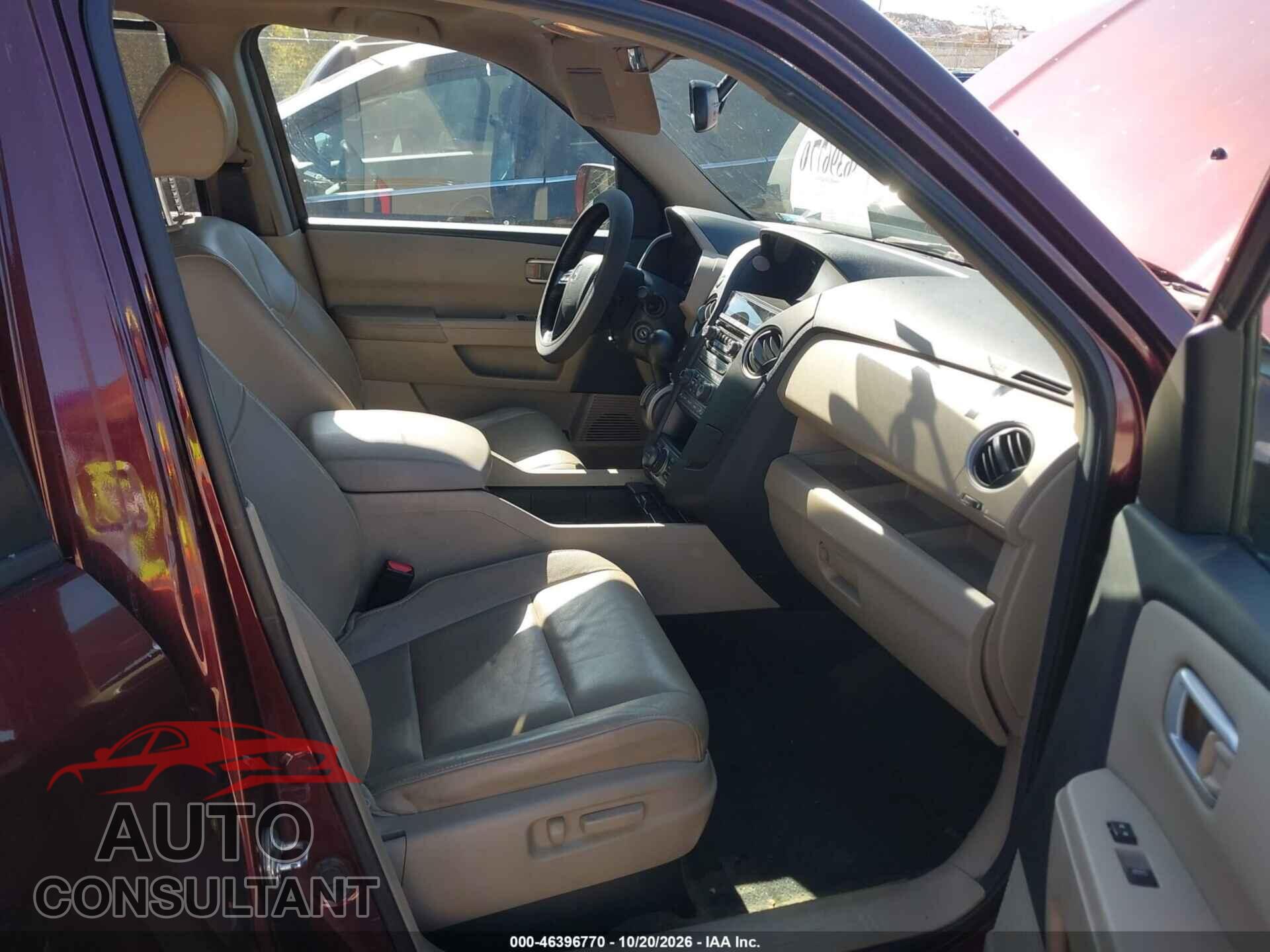 HONDA PILOT 2013 - 5FNYF4H97DB085745