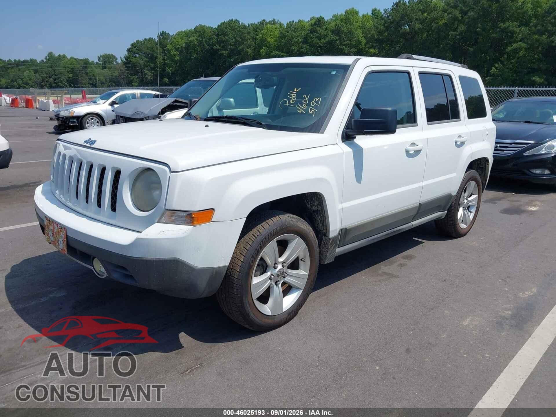 JEEP PATRIOT 2012 - 1C4NJPCB8CD522302