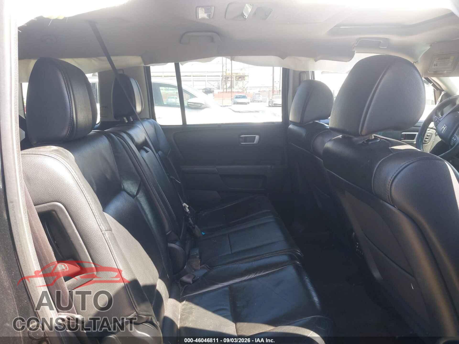 HONDA PILOT 2012 - 5FNYF4H98CB030087
