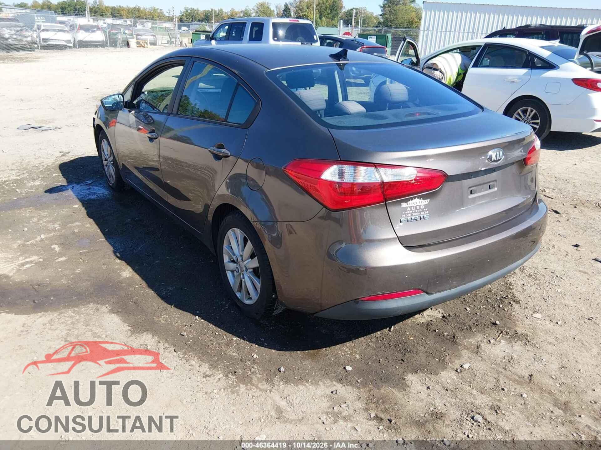 KIA FORTE 2014 - KNAFX4A67E5097706