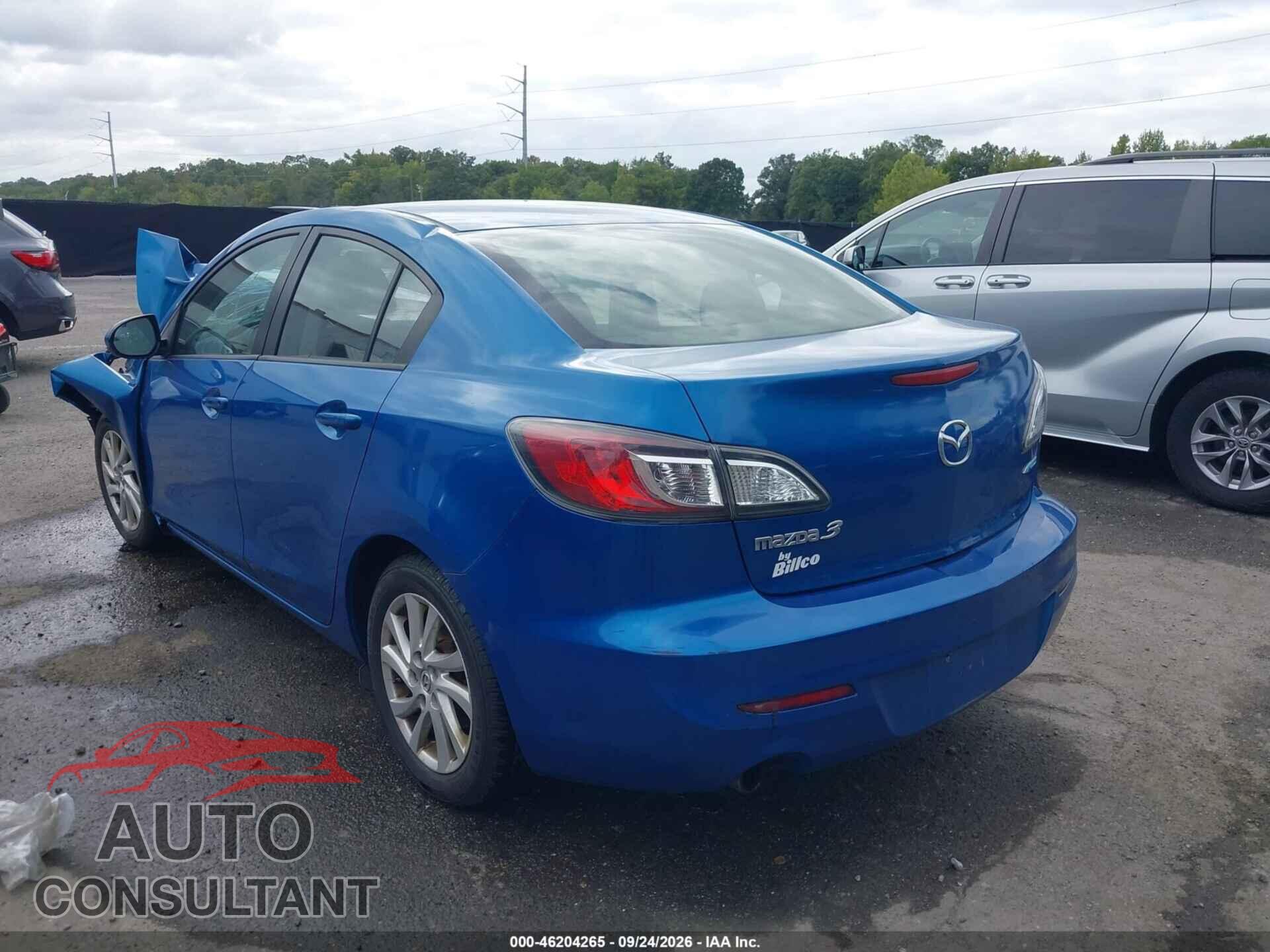 MAZDA MAZDA3 2012 - JM1BL1V85C1645956