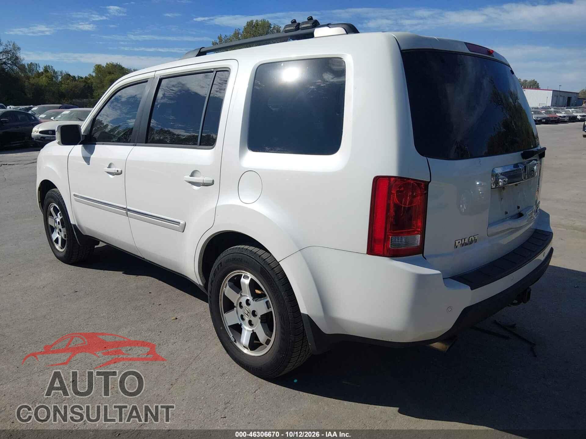 HONDA PILOT 2011 - 5FNYF4H93BB053971