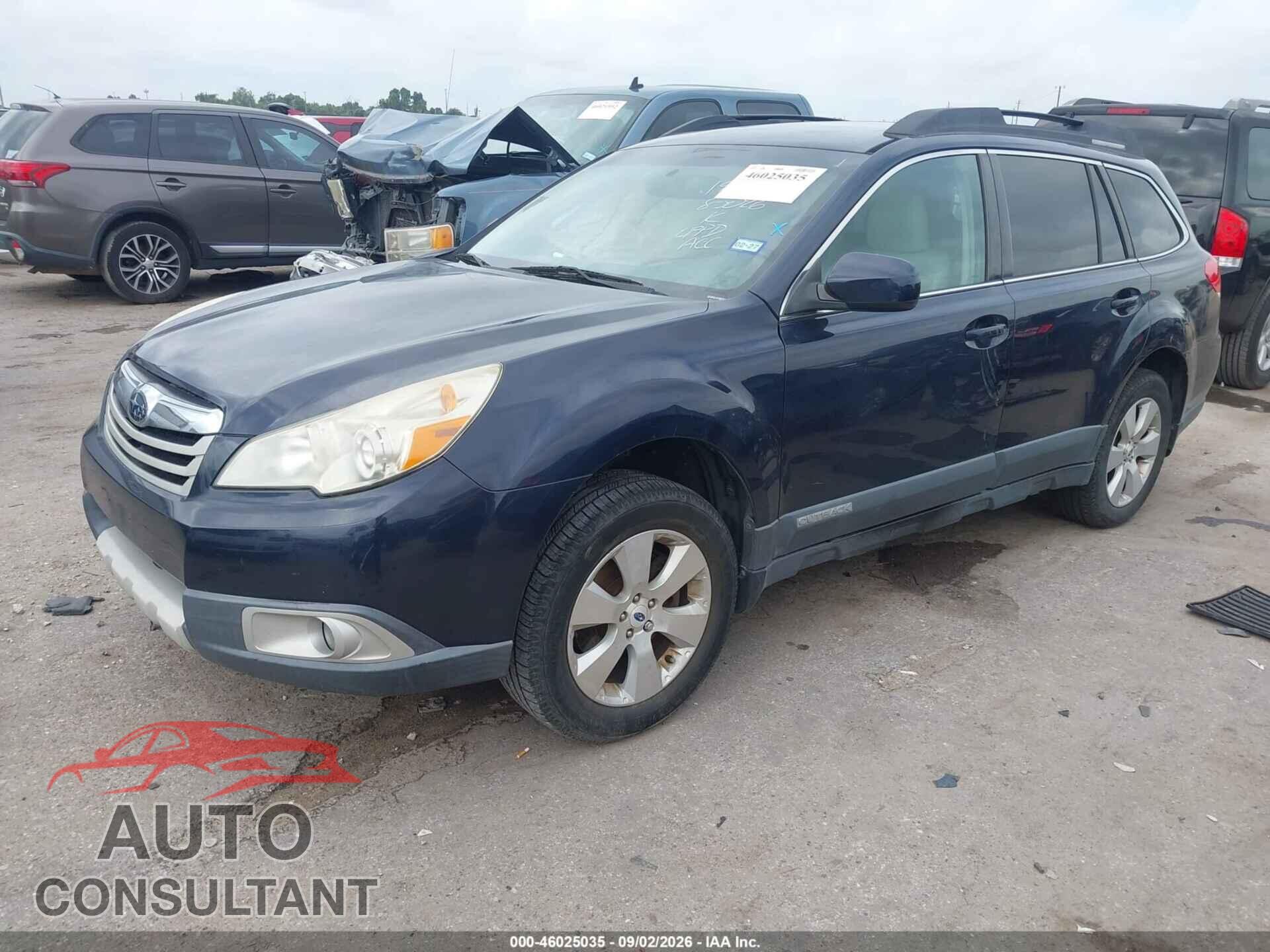 SUBARU OUTBACK 2012 - 4S4BRDLC7C2206108
