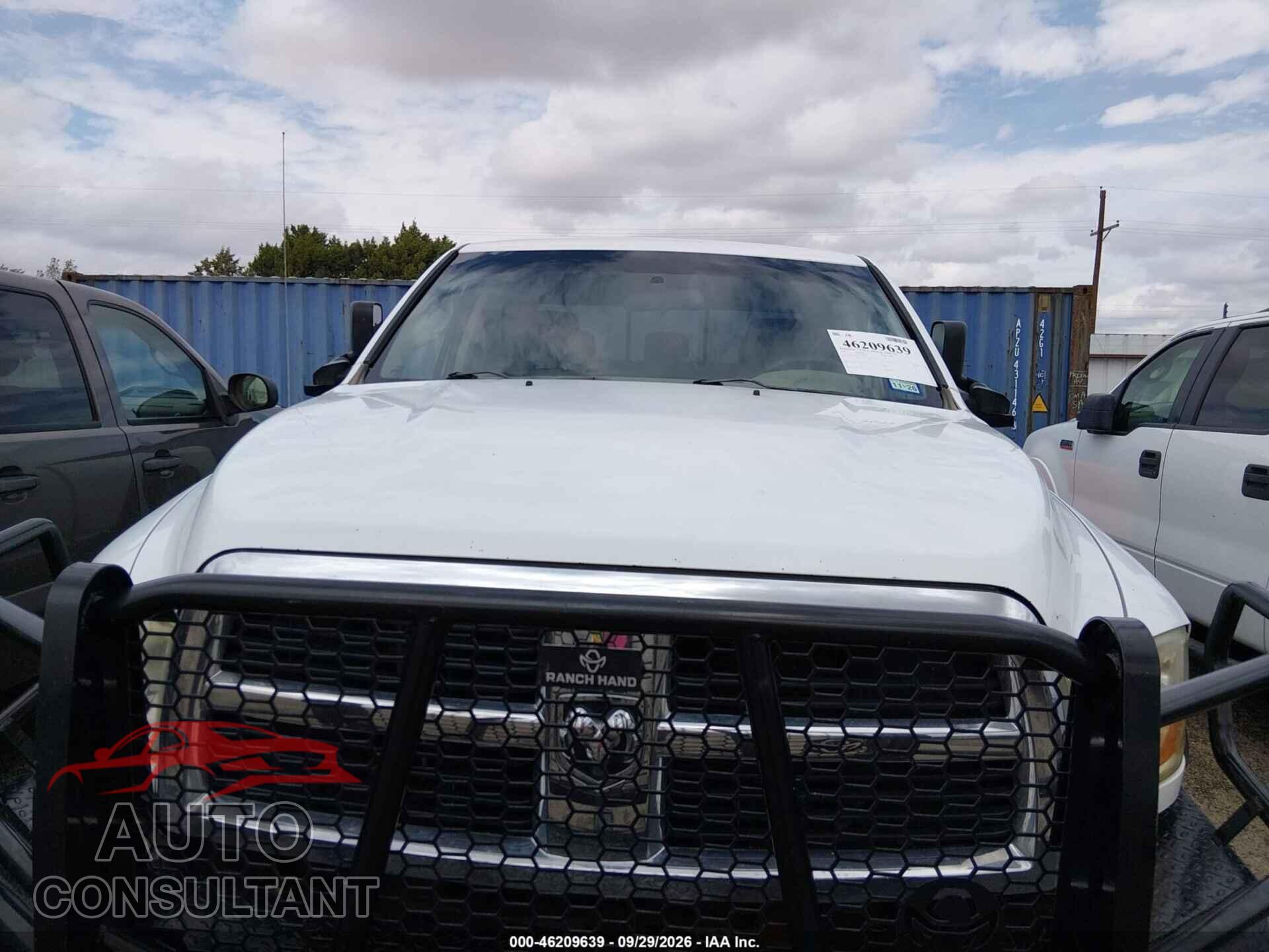 DODGE RAM 2500 2010 - 3D7TT2CT9AG176330