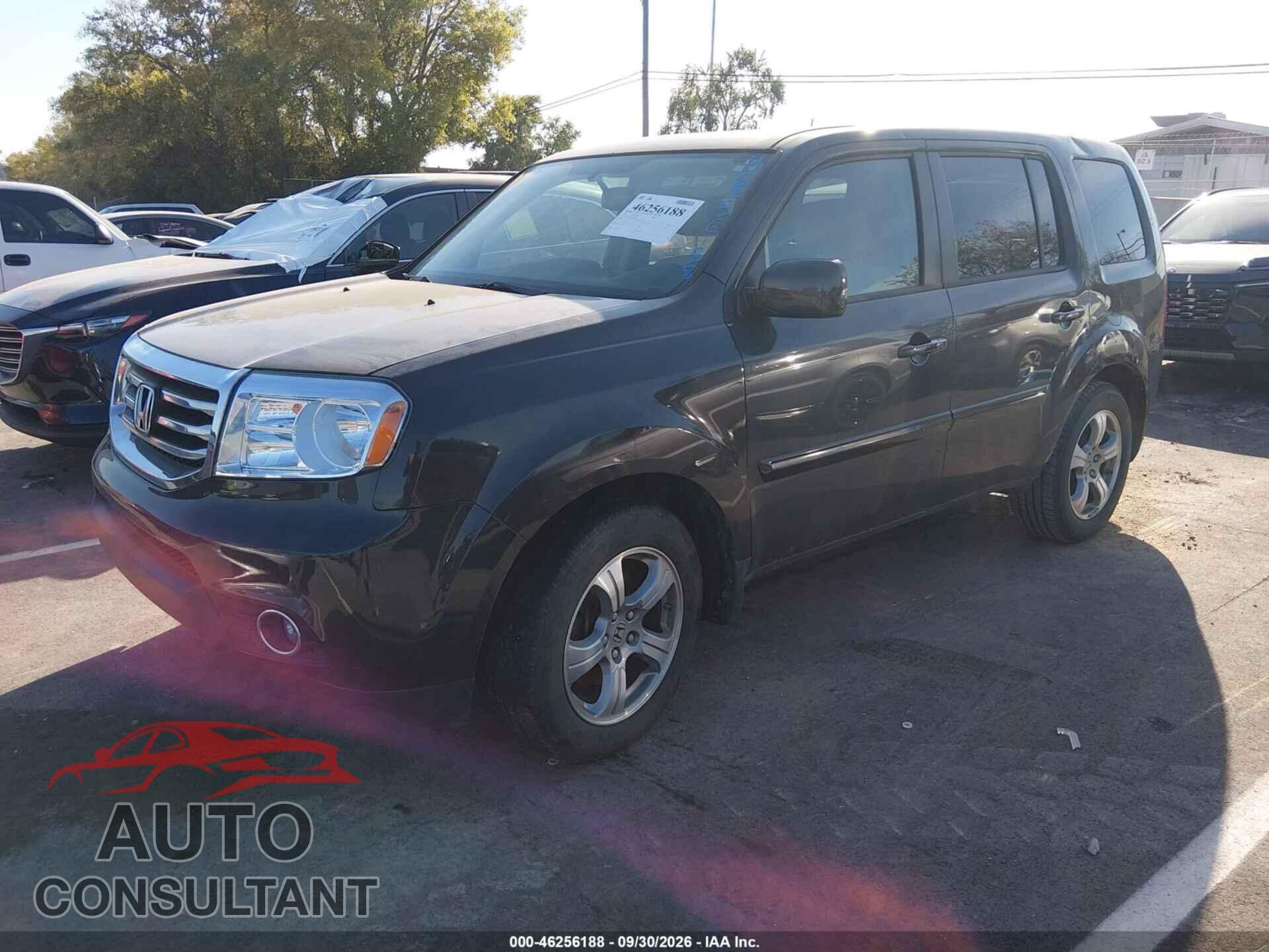 HONDA PILOT 2013 - 5FNYF4H51DB073796