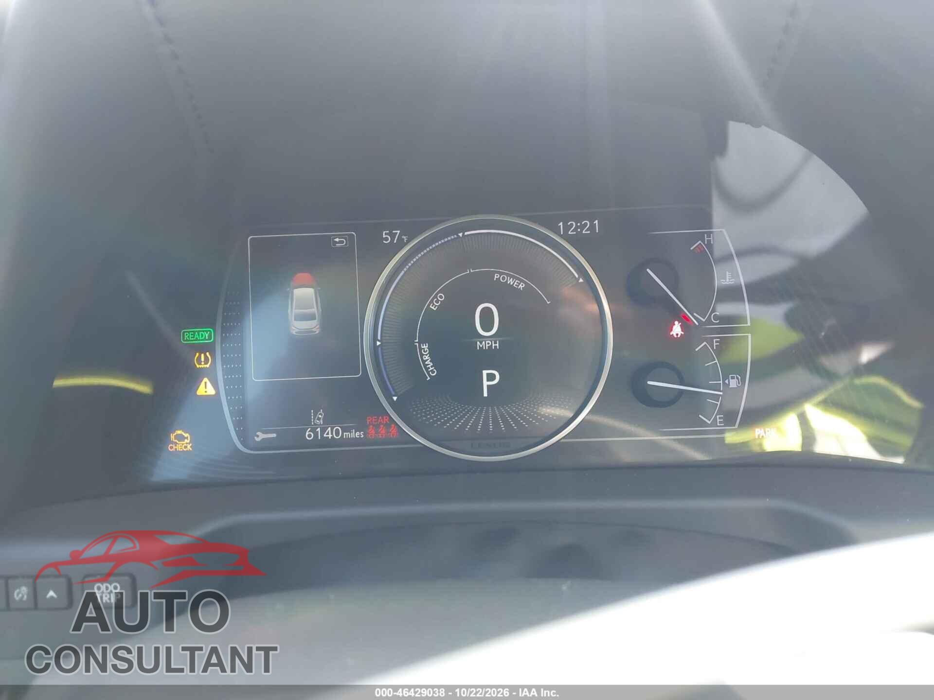 LEXUS ES 300H 2019 - JTHB21B10K2008880